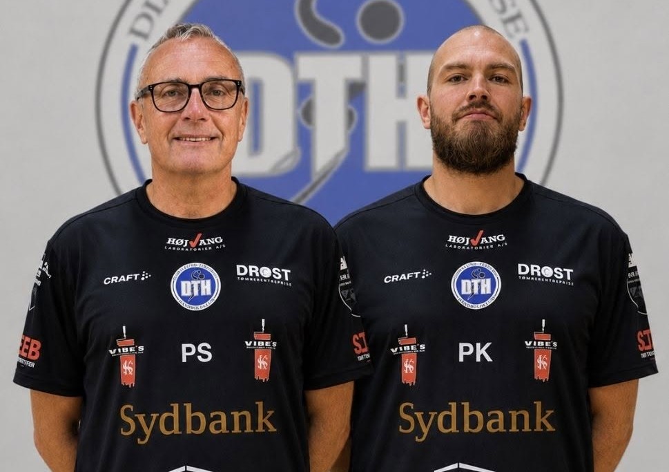 Den nye trænerduo hos 3. divisionsklubben DTH.