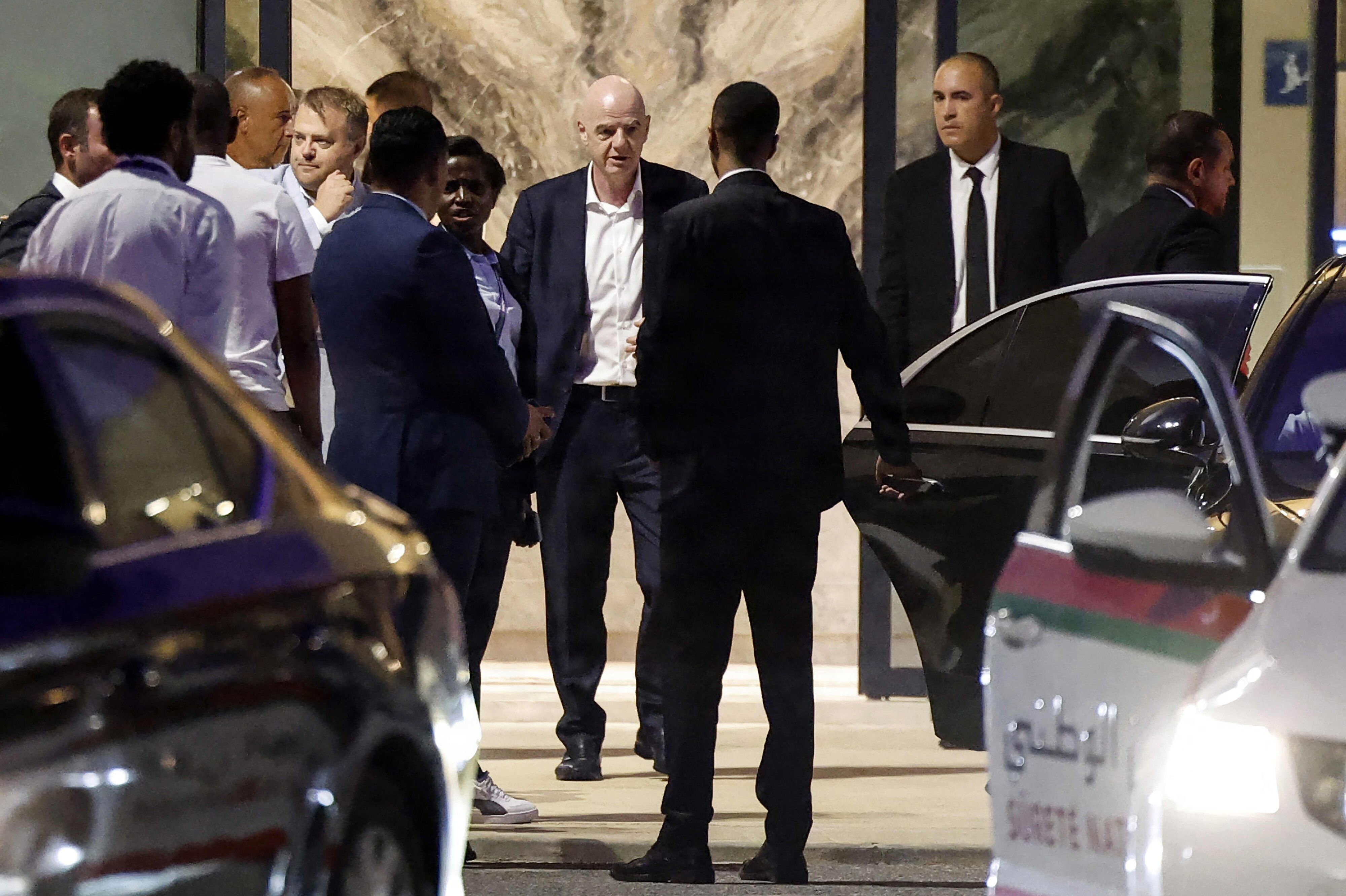 Præsident Gianni Infantino og resten af Fifa-toppen mødtes i Rabat onsdag.