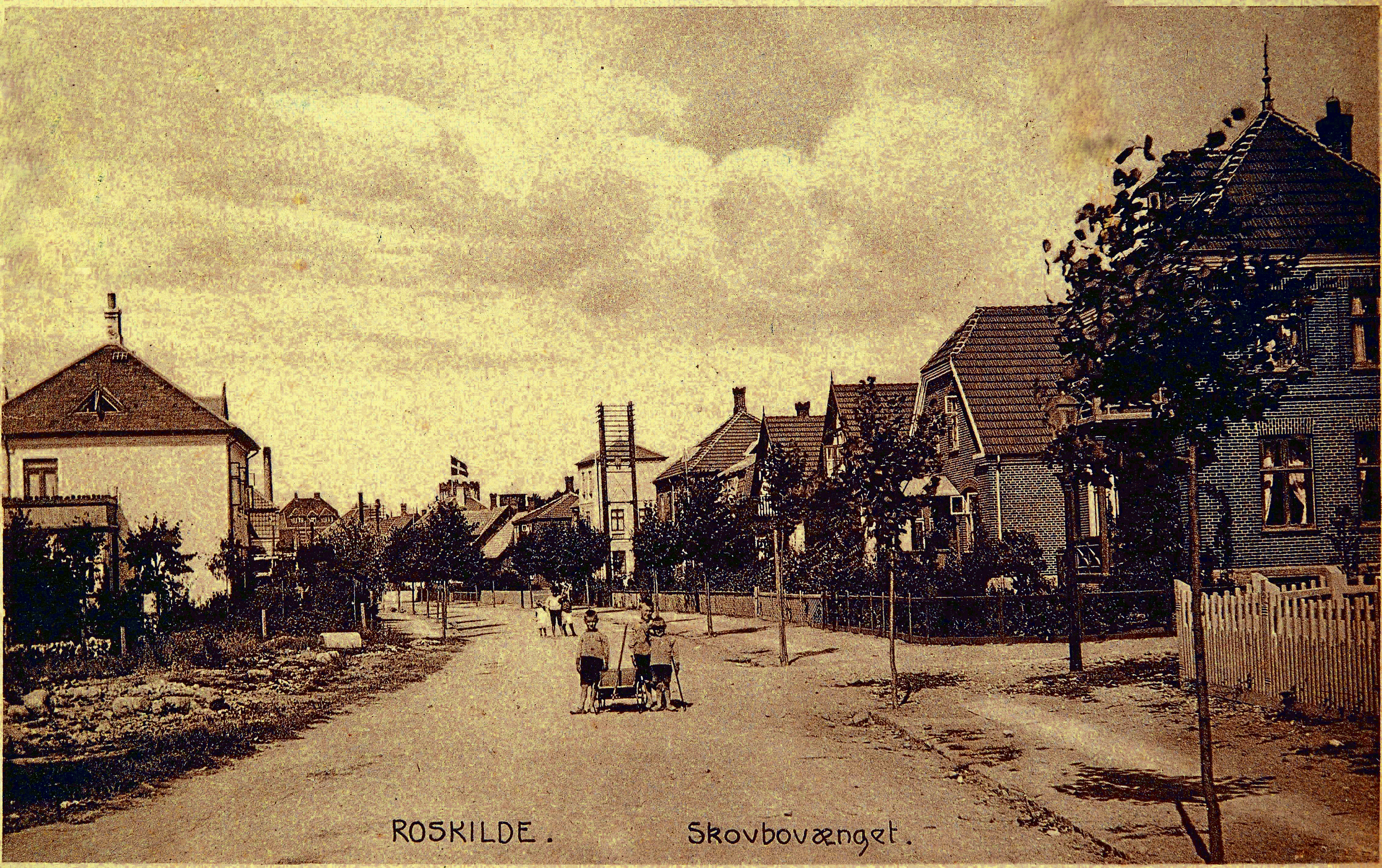 Skovbokvarteret blev opført i begyndelsen af 1900-tallet og står i dag som et eksempel på Roskildes bevaringsværdige bymiljø.