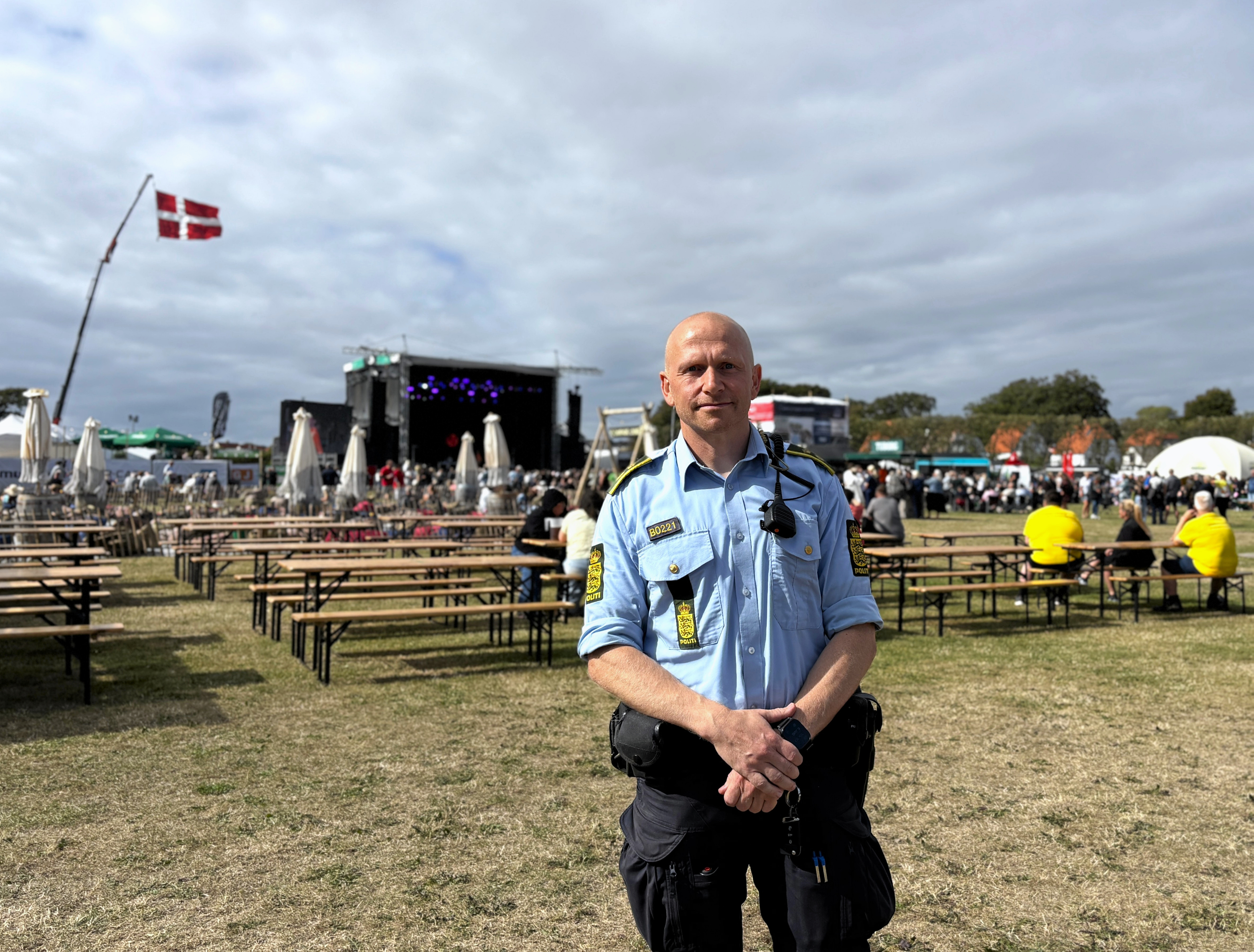 Politikommisær Jacob Aasted er dette års taktiske leder på Kalundborg Rock'er. Til daglig er han leder af hundesektionen i Midt- og Vestsjællands Politi.