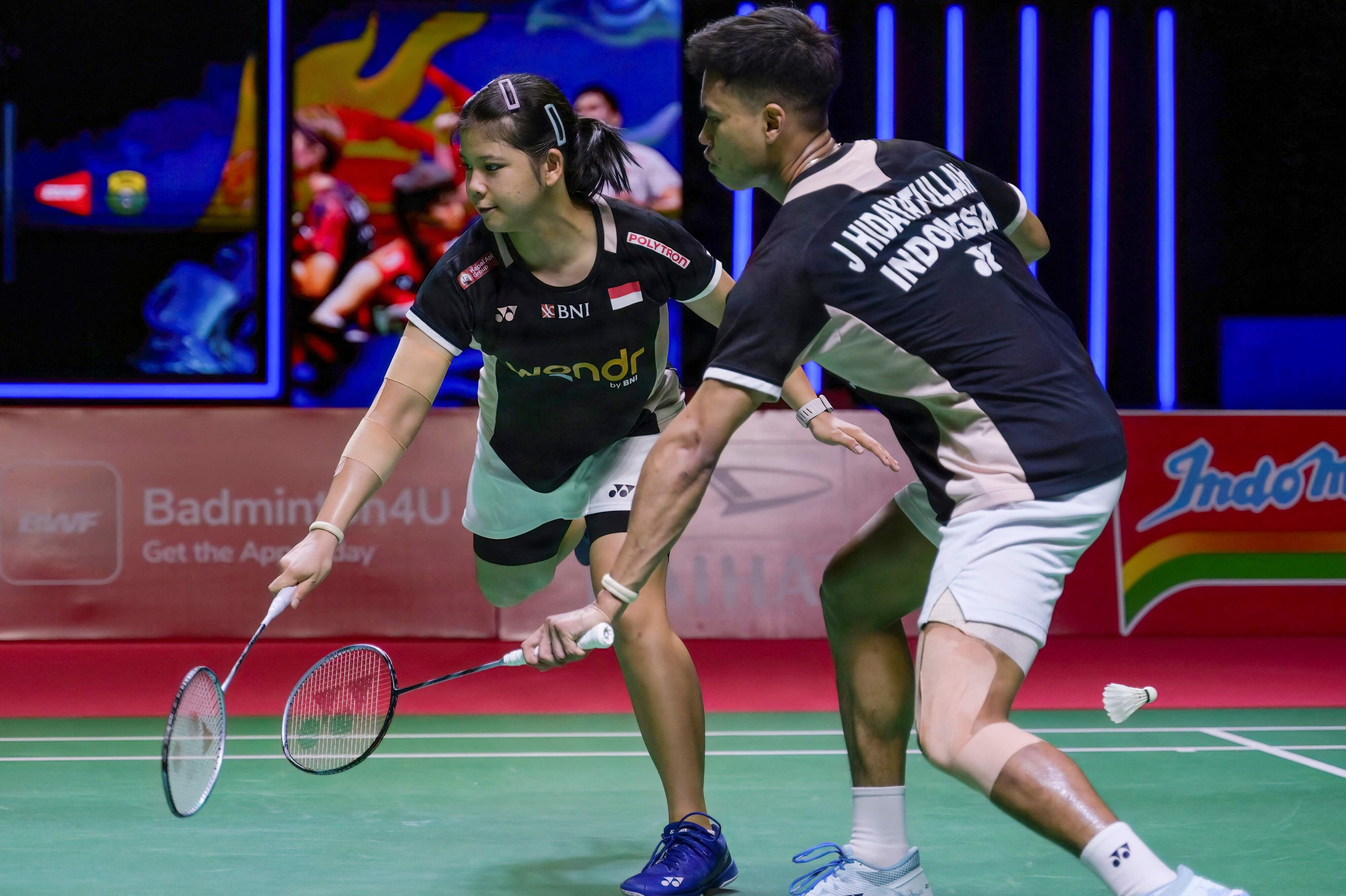 Jafar Hidayatullah og Felisha Alberta Nathaniel Pasaribu er kommet i søgelyset, da de er blevet trukket ud af VM, mens BWF undersøger indonesiske spillere for matchfixing. (Arkivfoto).