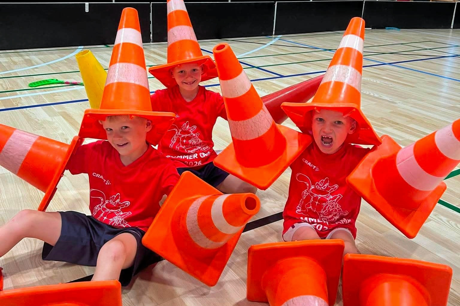 Rungsted Hørsholm Floorball Klub havde succes med årets sommerferieaktiviteter.