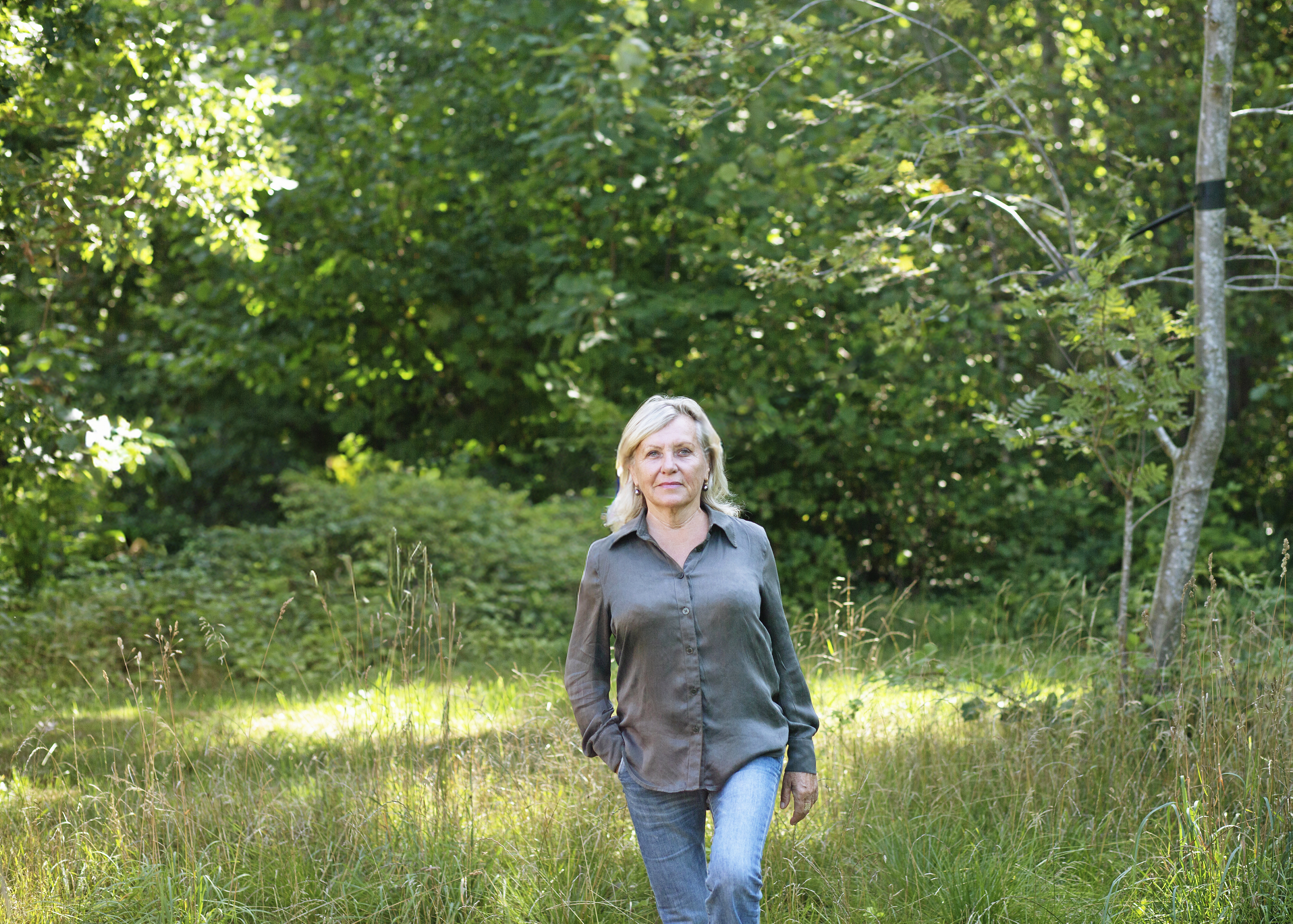 Lene Hjorth runder et skarpt hjørne.