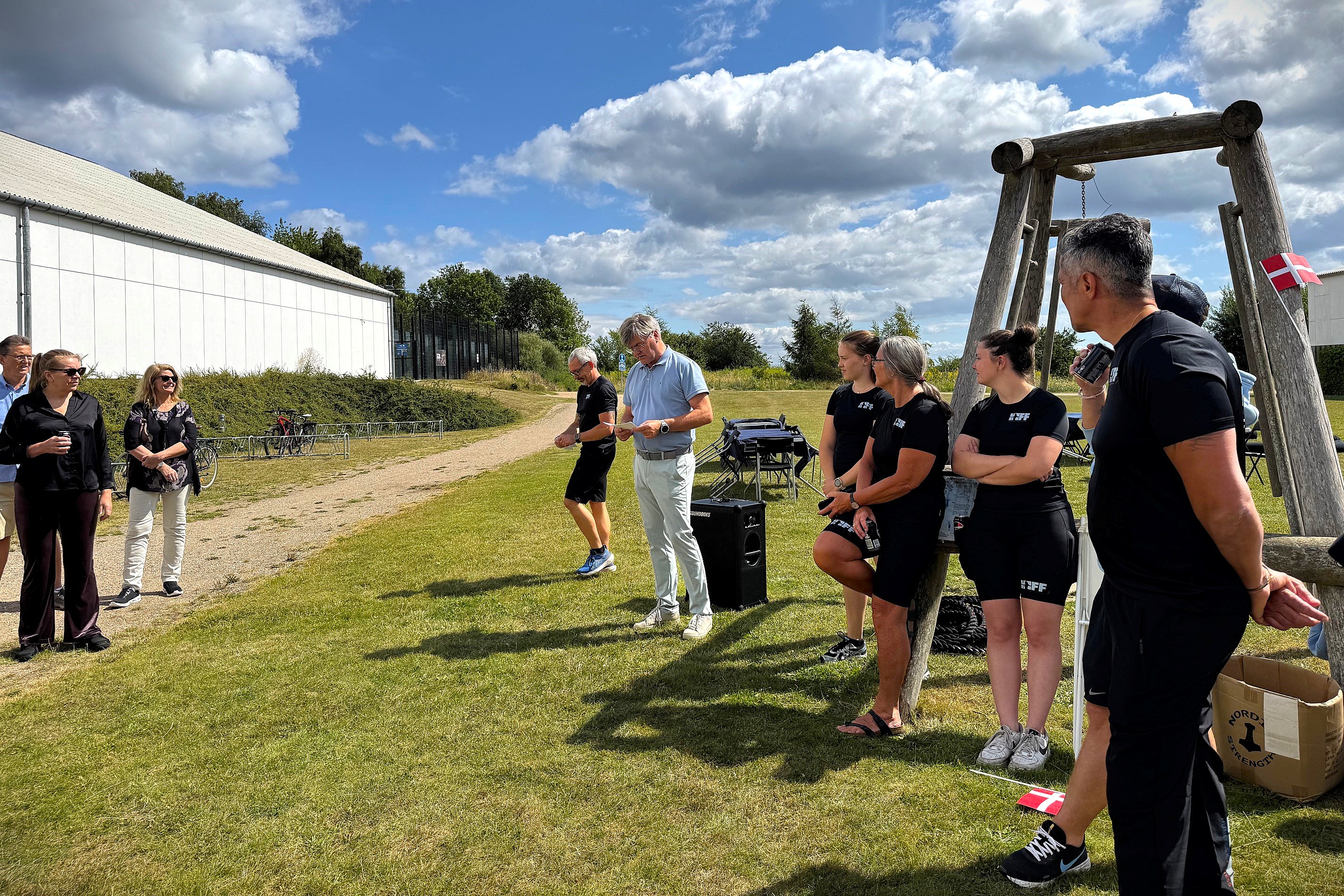 Borgmester Thomas Lykke Pedersen var lørdag med til at fejre Humlebæk Fitness Forenings 10-års jubilæum.