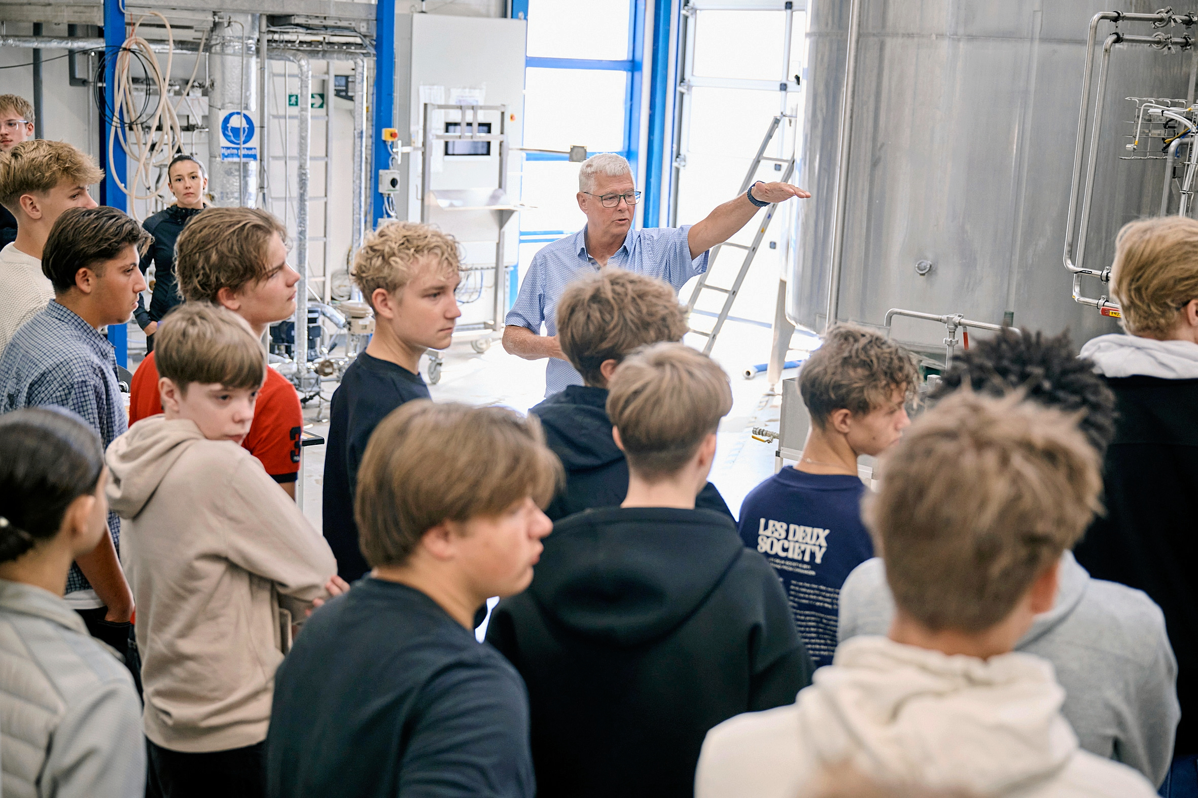 Ledere, lærere, studievejledere og mentorer stod klar til at tage imod omkring 175 nye elever.
