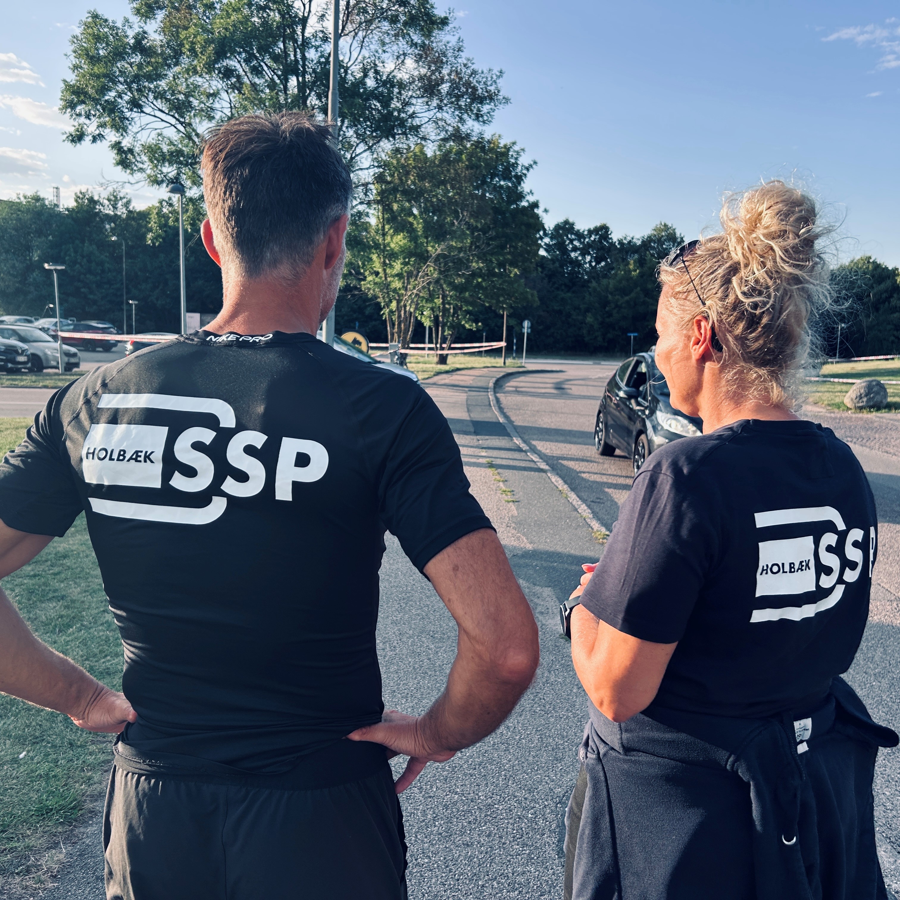 SSP-leder Ann Katrine Holm og en kollega var søndag aften til stede i Grønneparken efter skyderiet for at være tilgængelige for børn og unge i området.