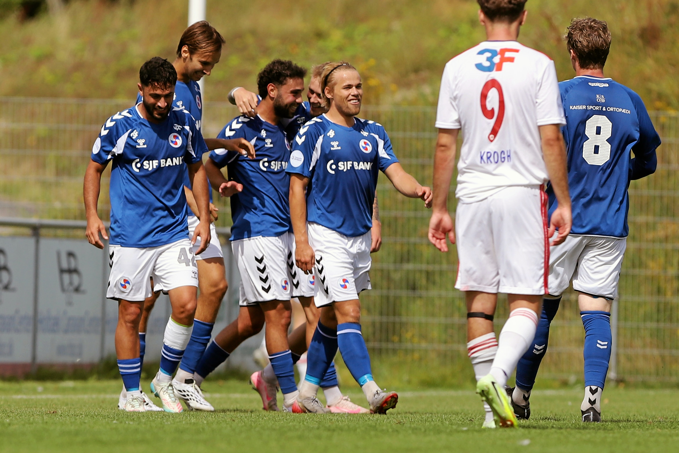 Holbæk-jubel efter Karim el Haddouchis scoring.