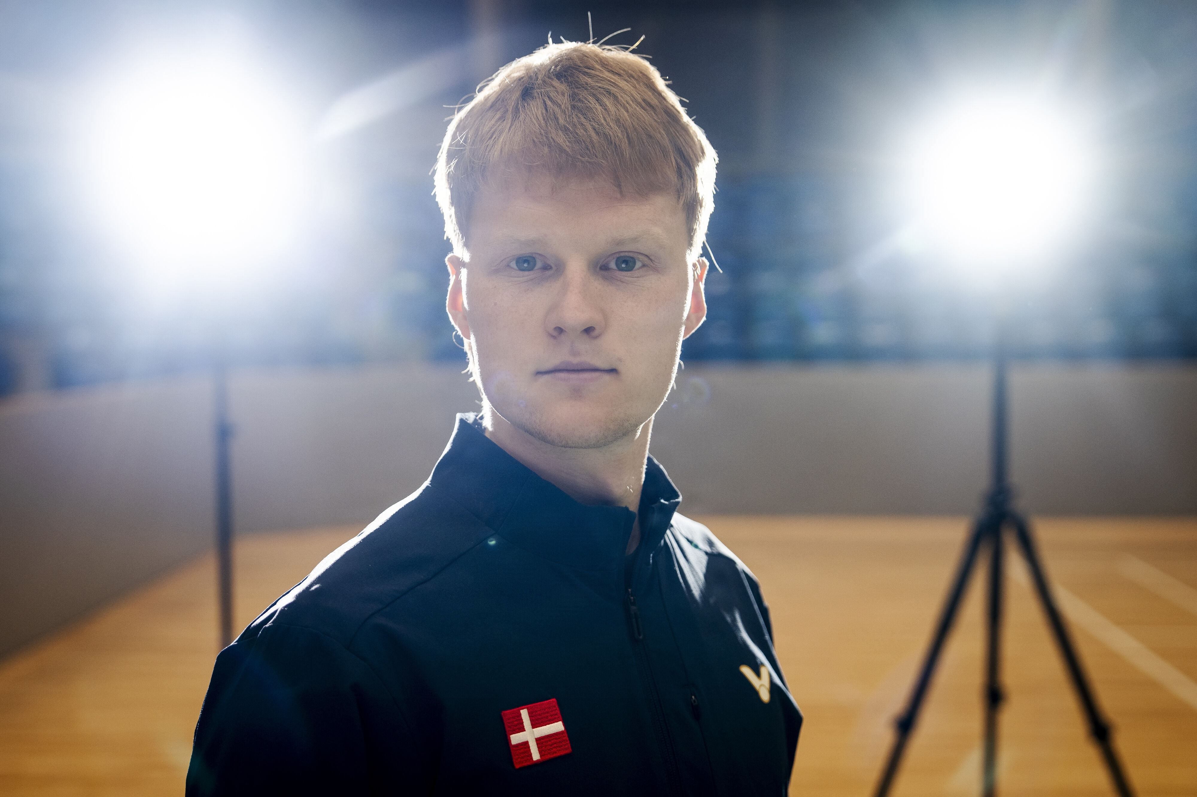 Anders Antonsen har trænet i Brøndby Hallen sammen med resten af landsholdet frem mod VM i Indien. Her skal han forsøge at vinde sin femte VM-medalje.