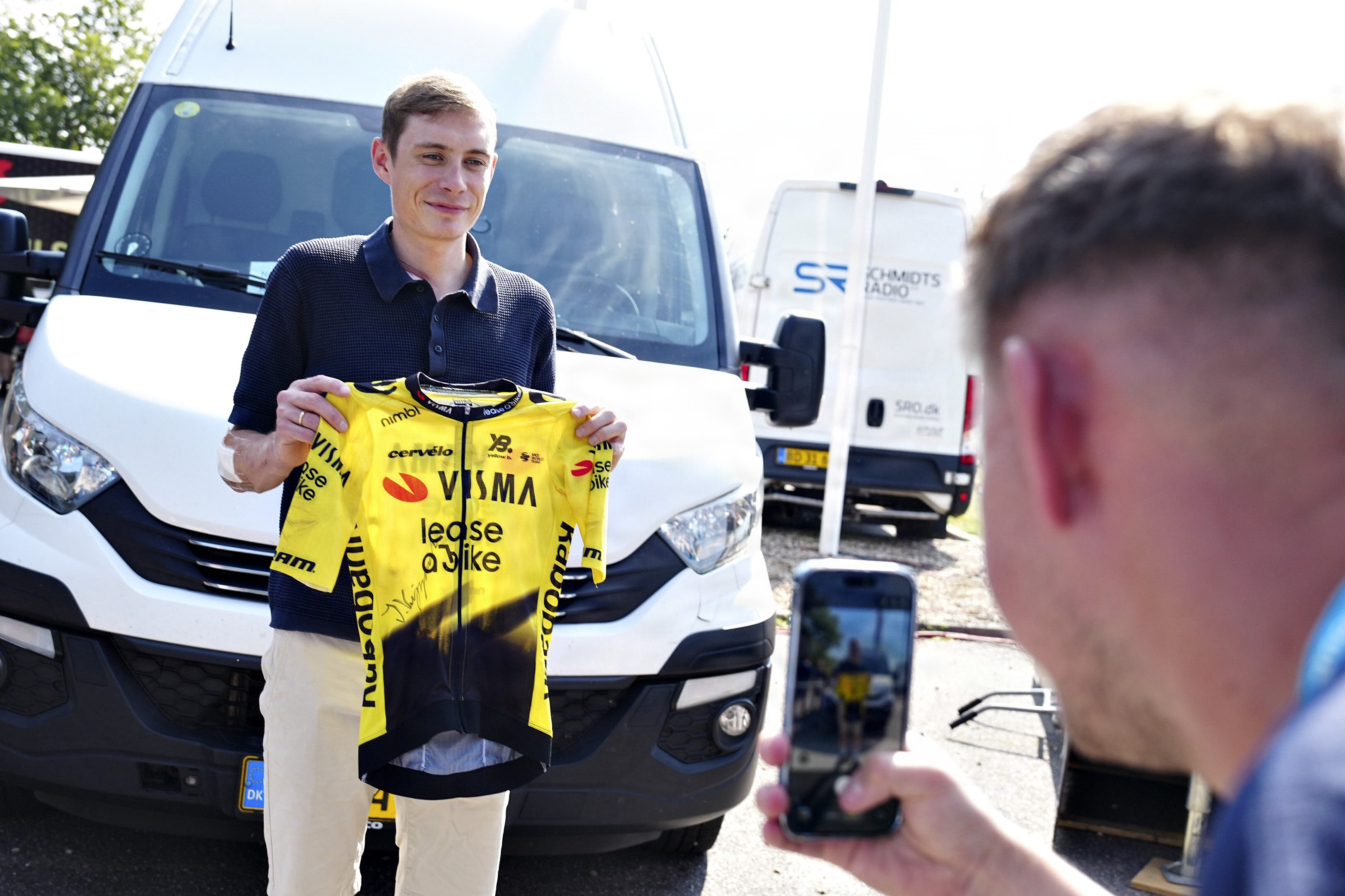 Jonas Vingegaard besøgte PostNord Danmark Rundt for tre uger siden. (Arkivfoto)