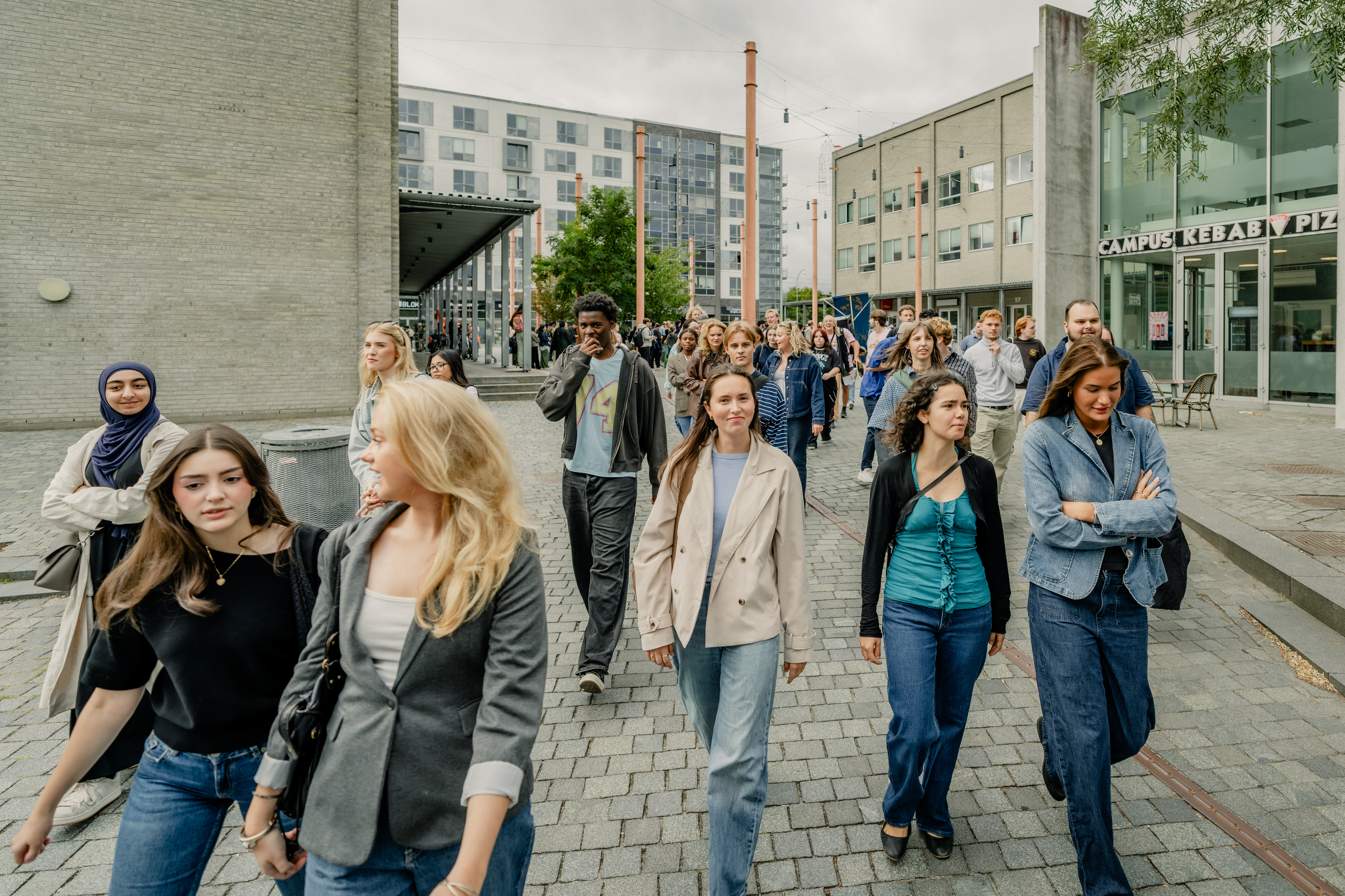 Mandag morgen var første dag for en ny årgang studerende på Roskilde Universitet.