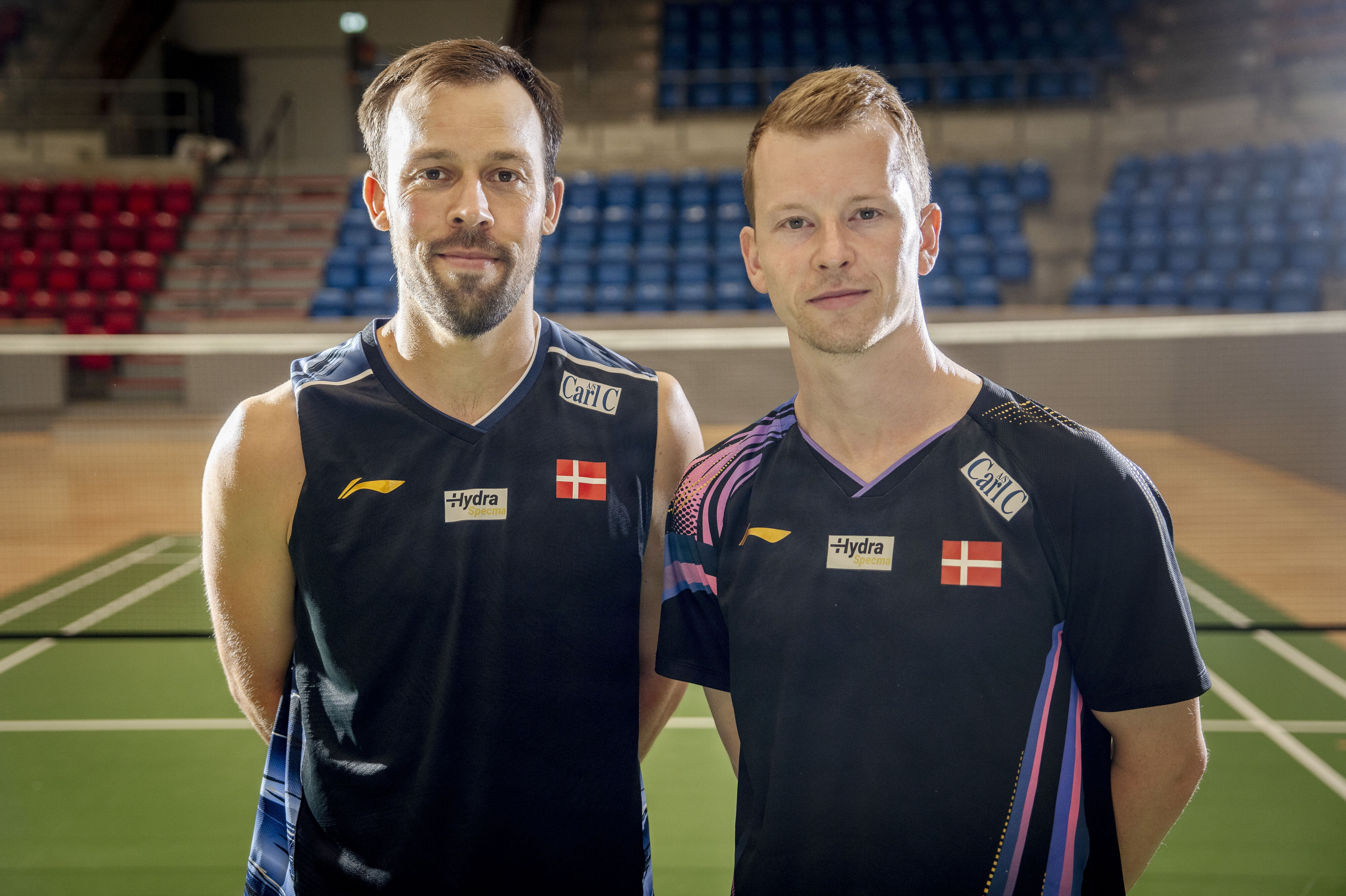 Anders Skaarup Rasmussen og Kim Astrup under en træning i Brøndby lige op til VM.