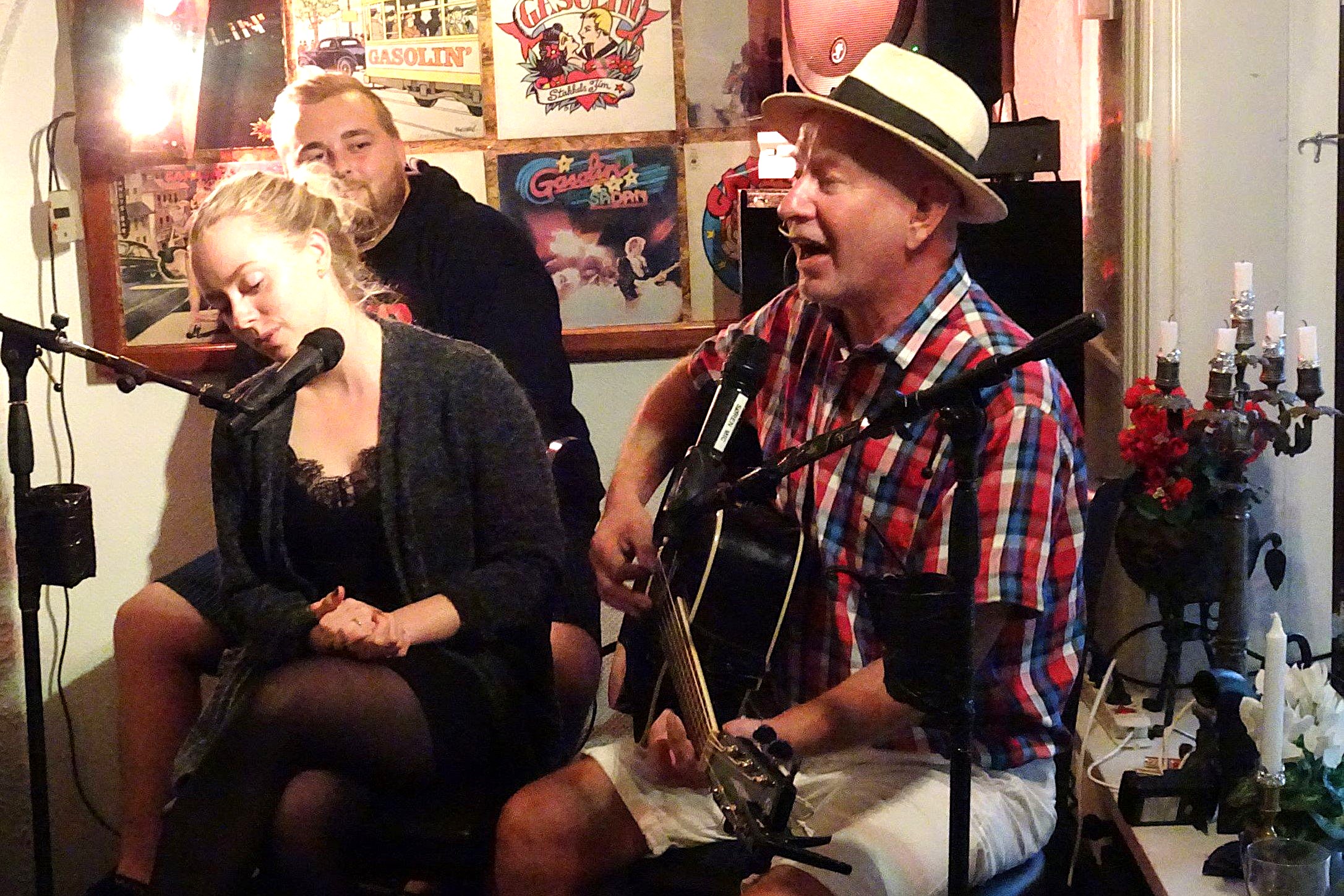 Snart er der igen Honky Tonk i Nykøbing Sjælland - her er det Camilla Sibbert og Knus Powertrio.