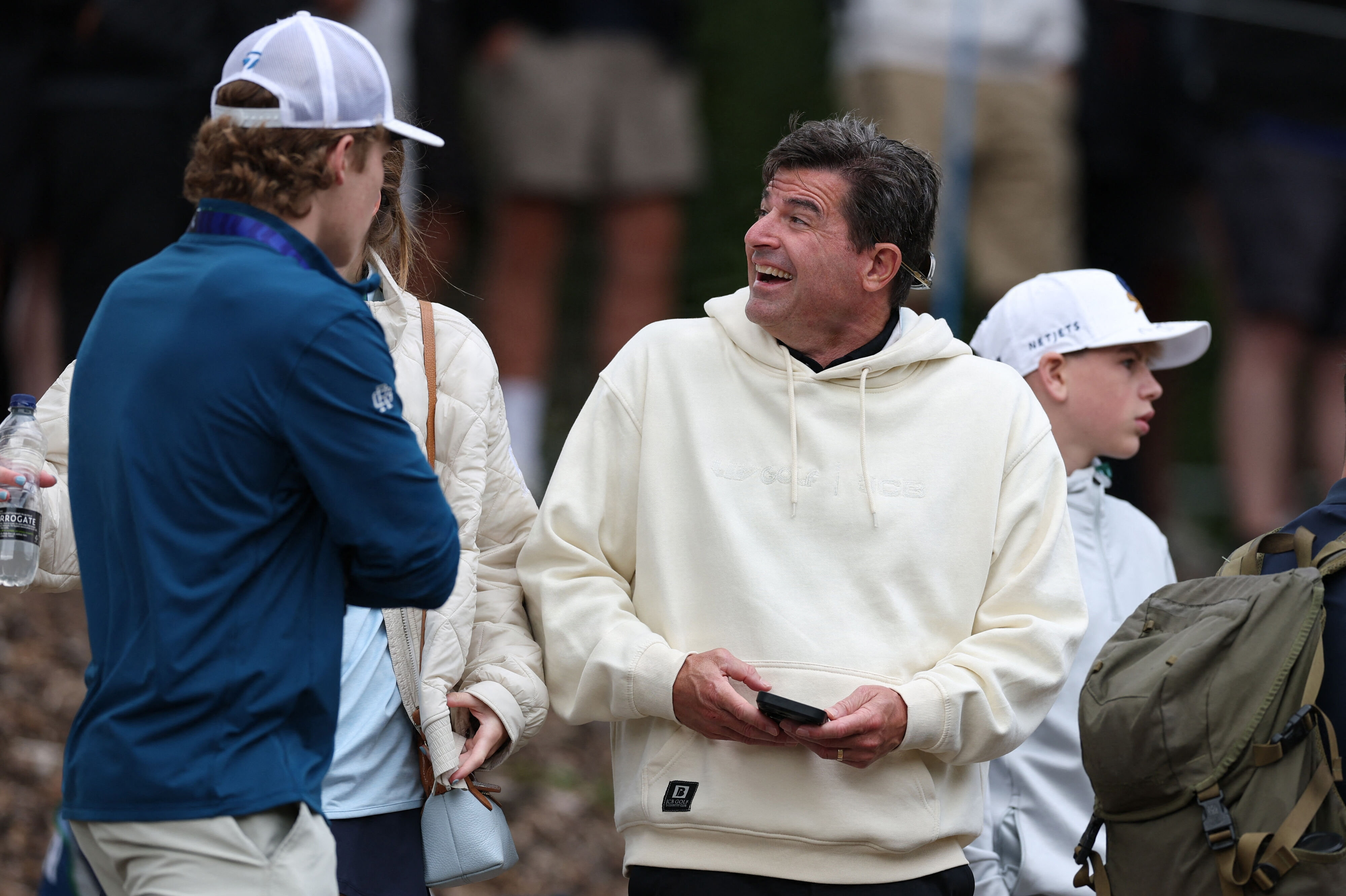 Scott O'Neil er en travl mand i disse uger, hvor LIV Golfs eksistens er på spil. (Arkivfoto).