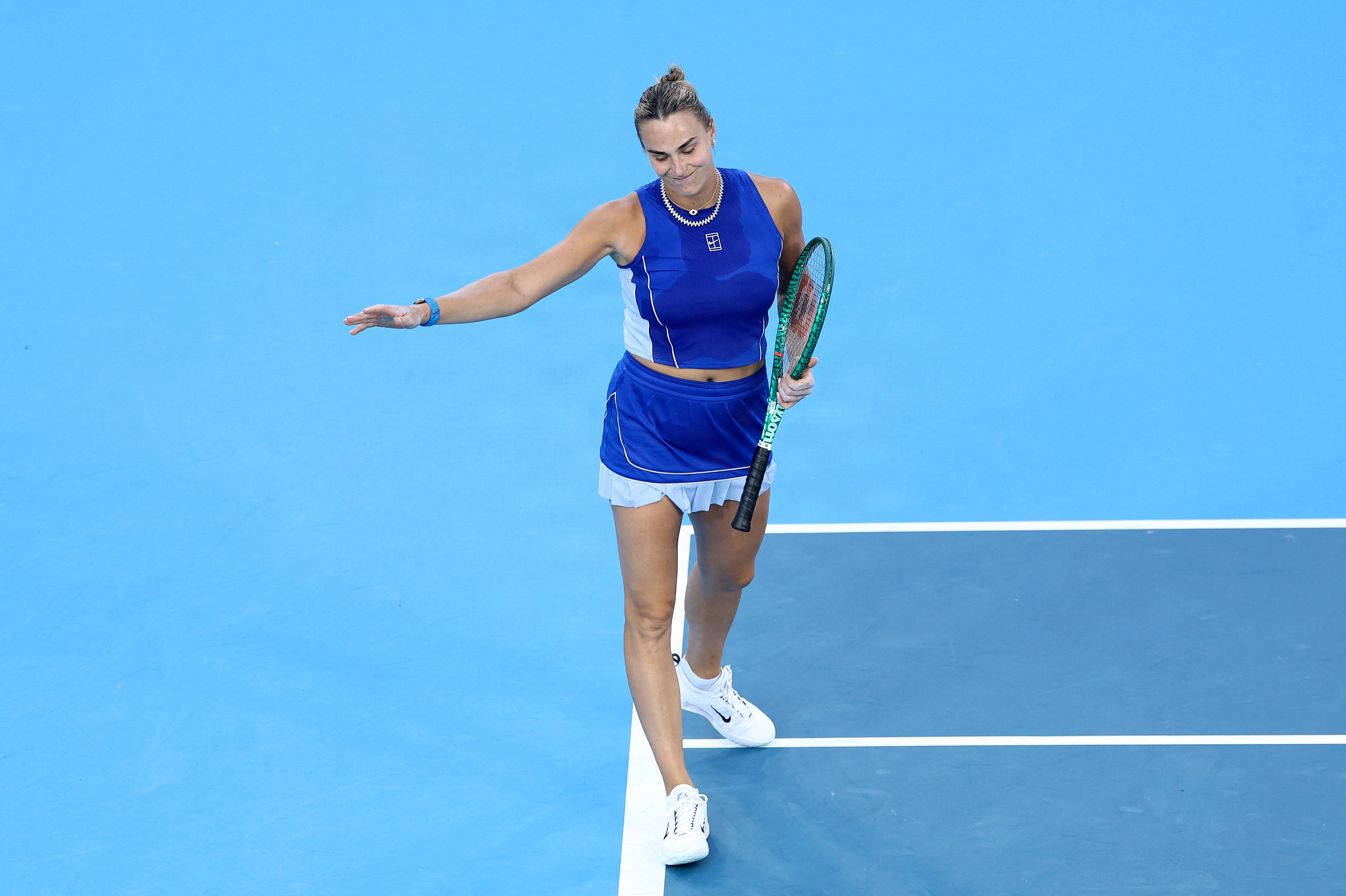 Aryna Sabalenka er uden turneringssejr siden marts efter sin exit i Cincinnati. (Arkivfoto).