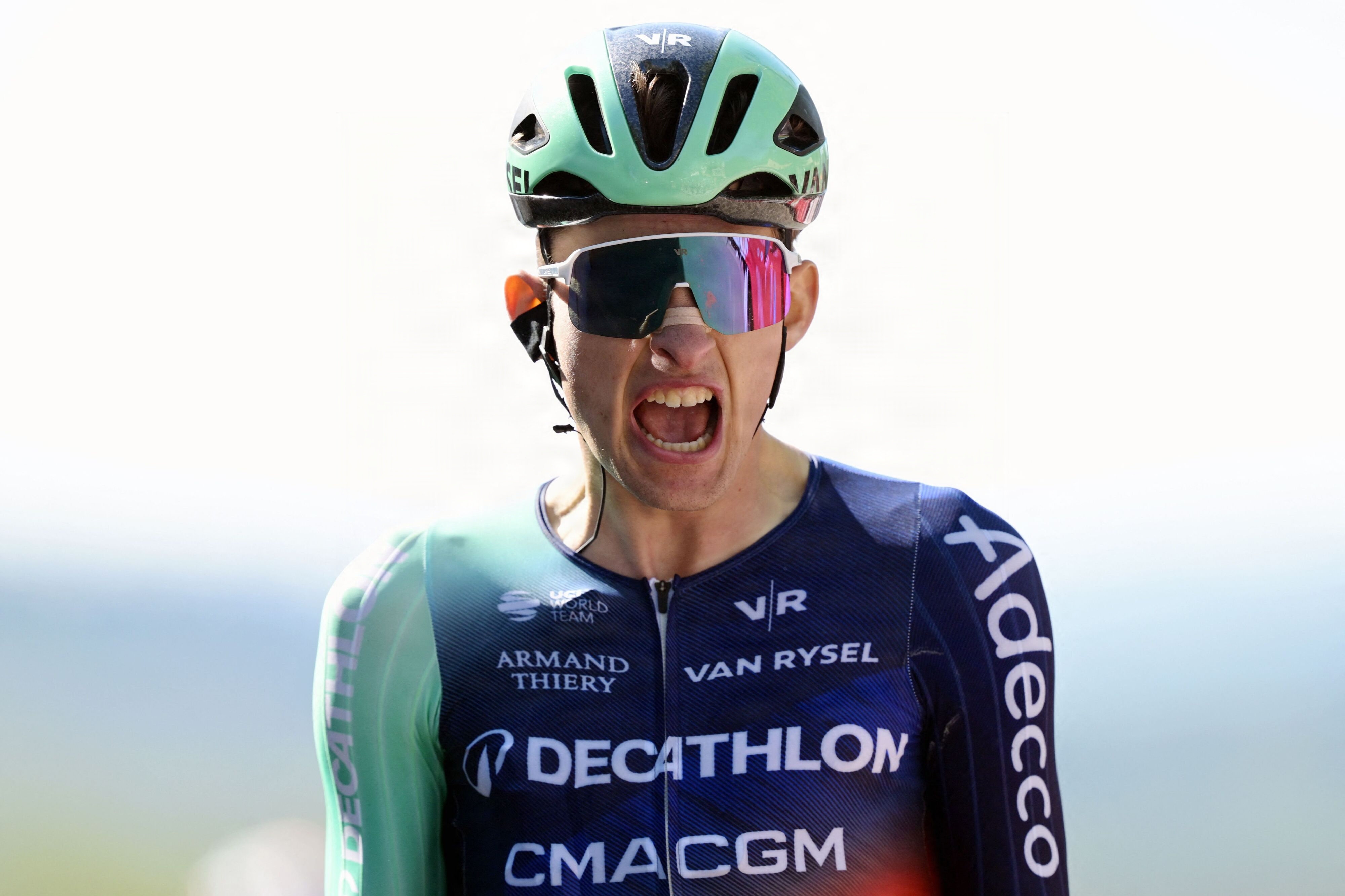 Cykelfænomenet Paul Seixas (på billedet) vandt sidste år Tour de l'Avenir, mens danske Peter Øxenberg blev nummer ni. (Arkivfoto).