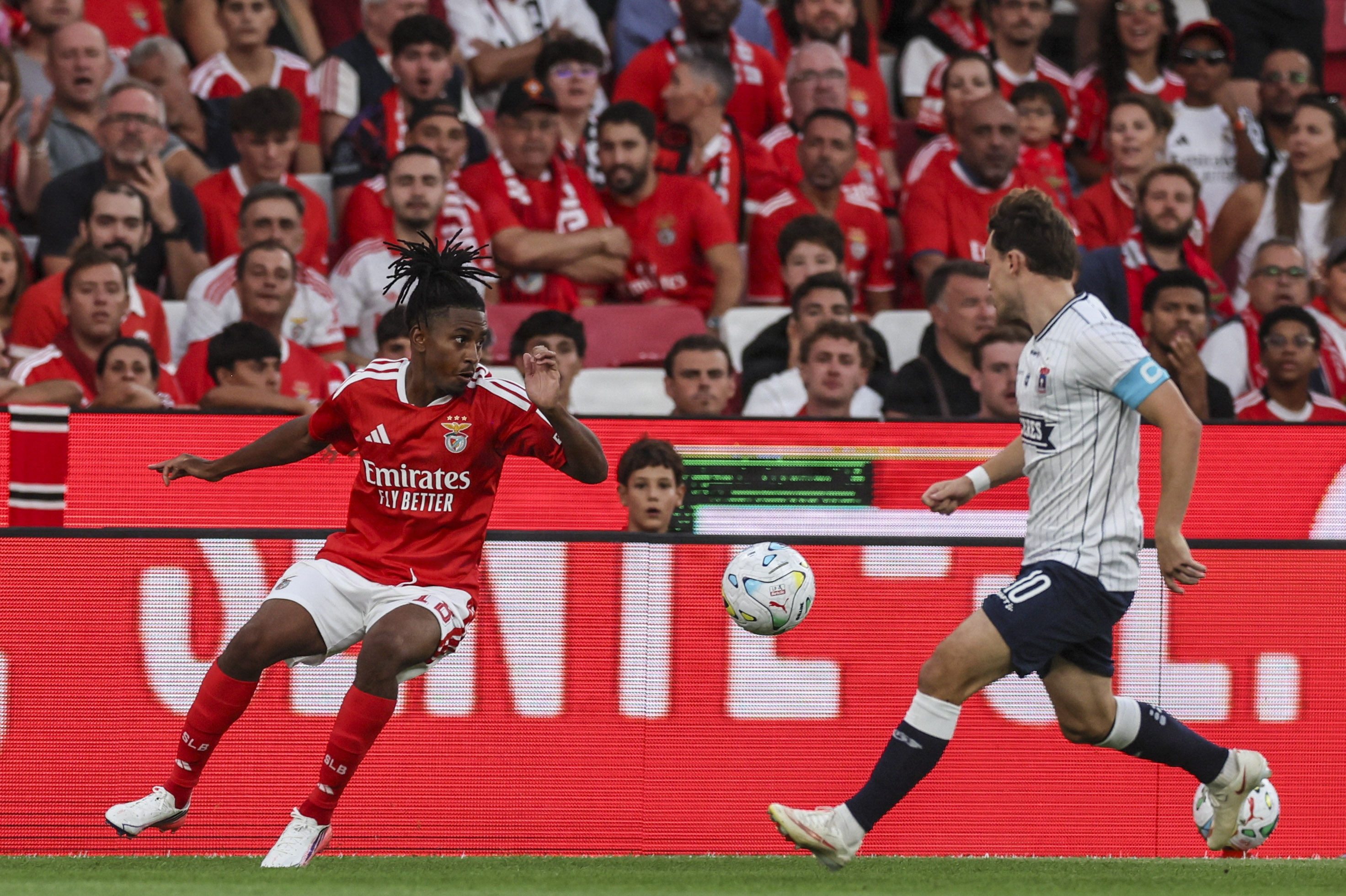 AGF var presset langt tilbage i første halvleg af opgøret mod Benfica torsdag aften.