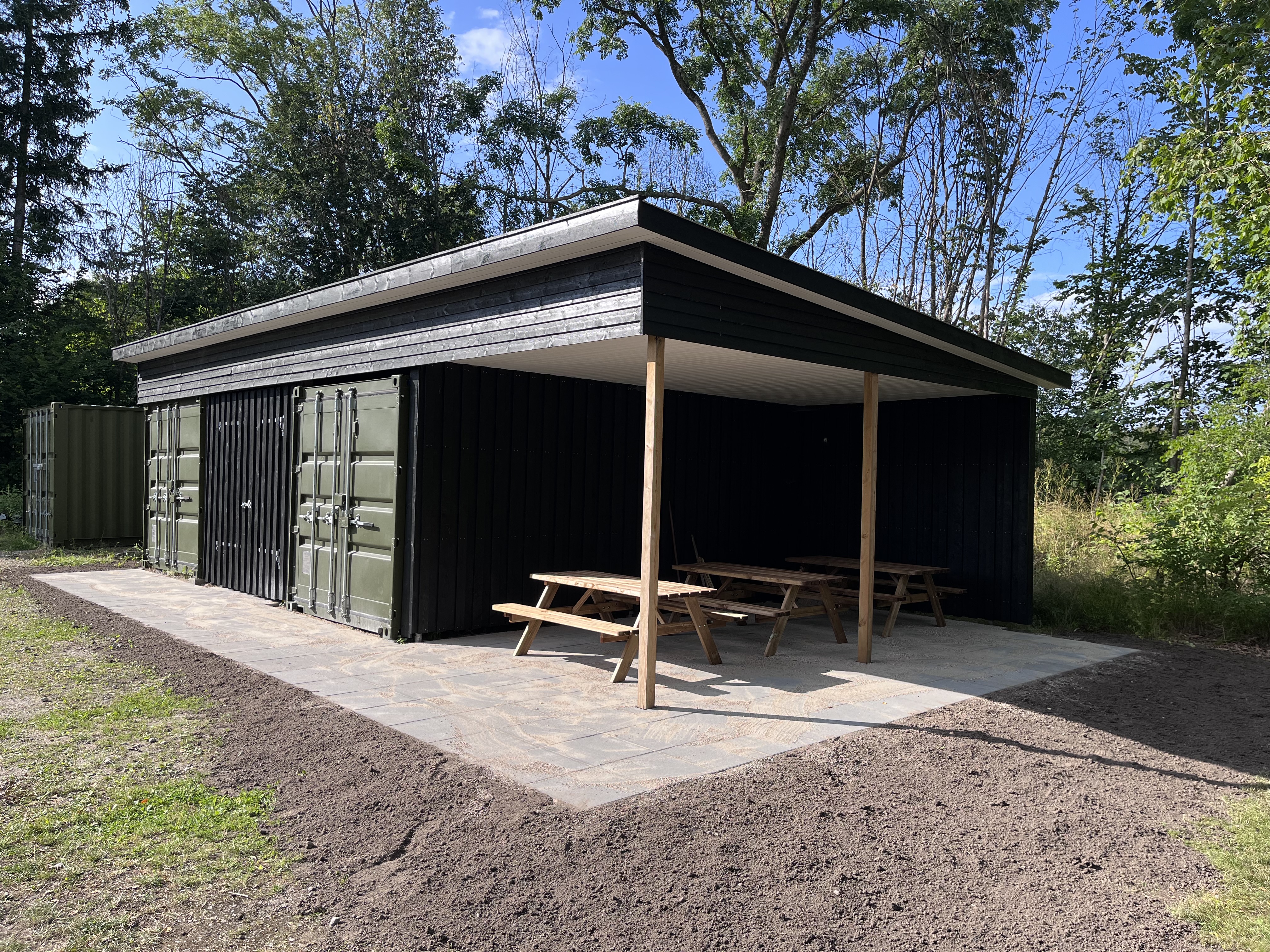Outdoor Centeret kommer til at omfatte et mødested, cykelvask, udvikling af materialer og skiltning.