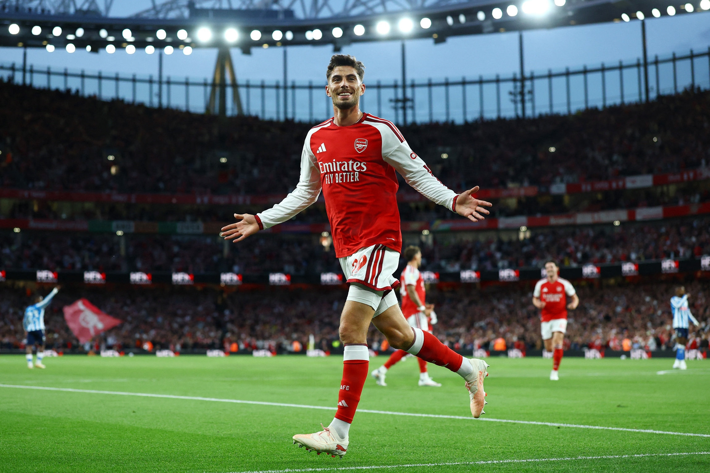 Kai Havertz stod for sæsonens første Premier League-mål, da han efter et kvarter sendte Arsenal i front mod oprykkeren Coventry.