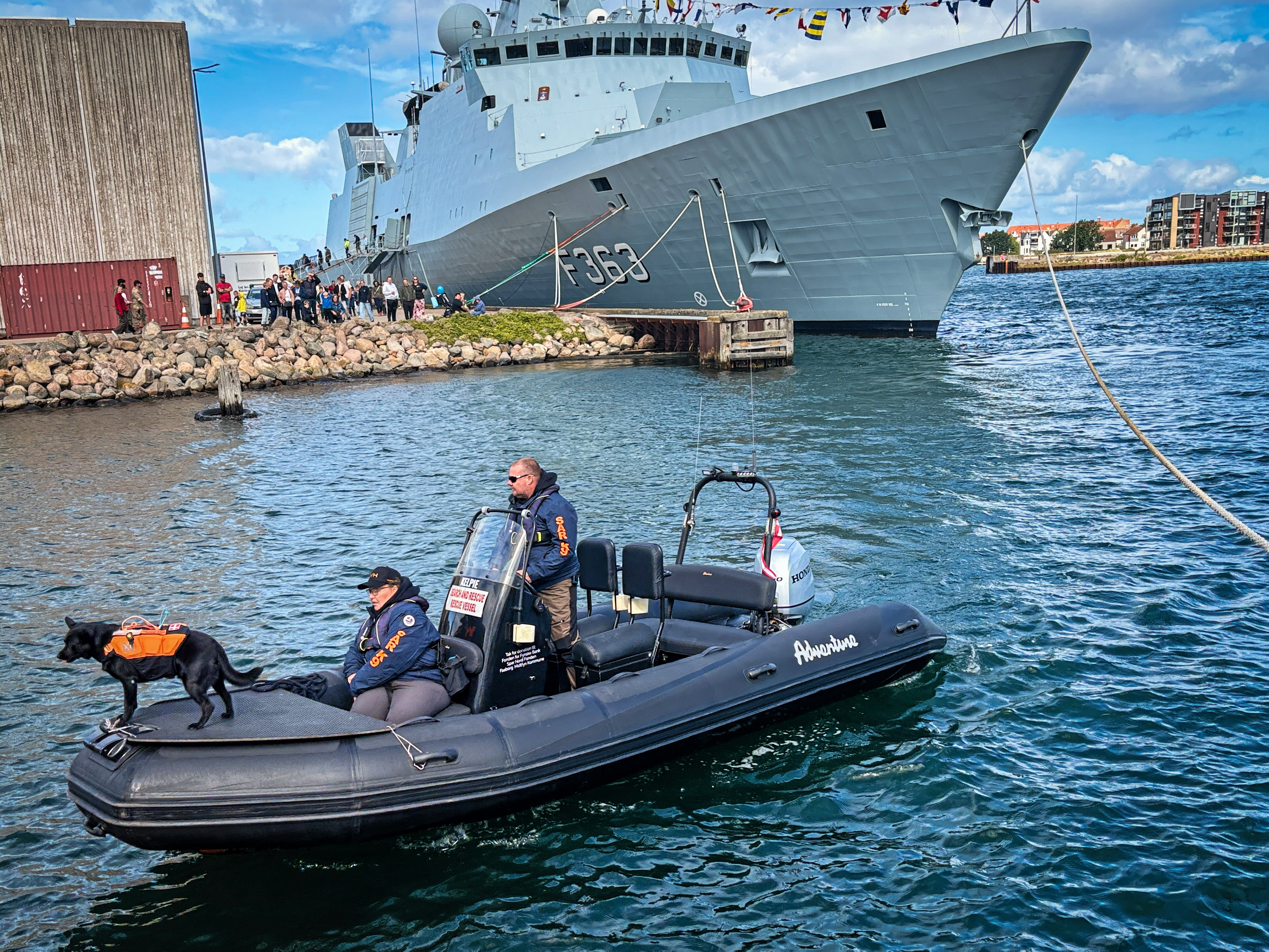 Ved Korsør Fæstning og FGU's værft kunne man igen i år opleve en række maritime aktiviteter.