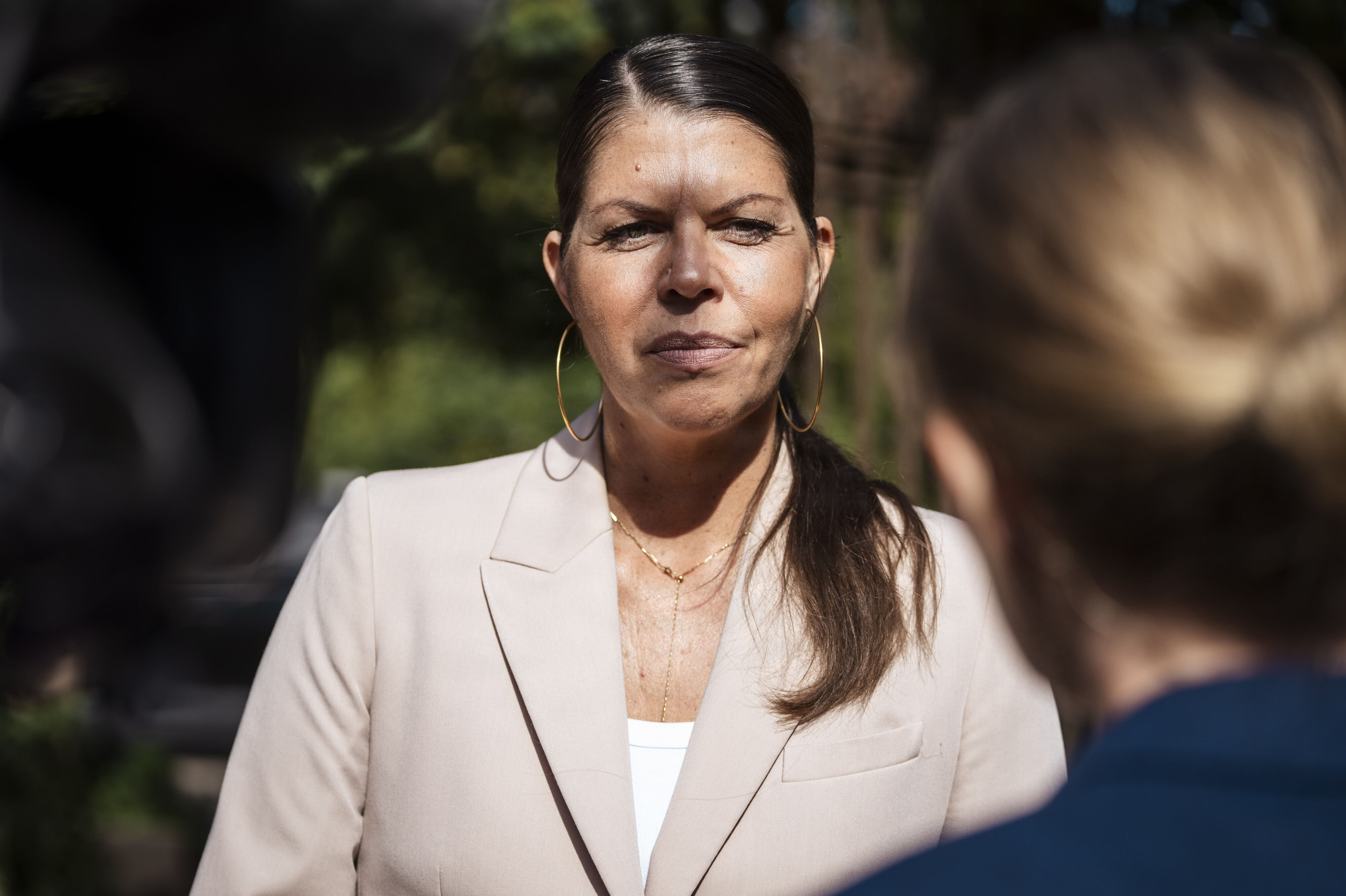 Franciska Rosenkilde, der er politisk leder for Alternativet, siger til Børsen, at partiet er imod en halvering af moms på alle fødevarer. (Arkivfoto).