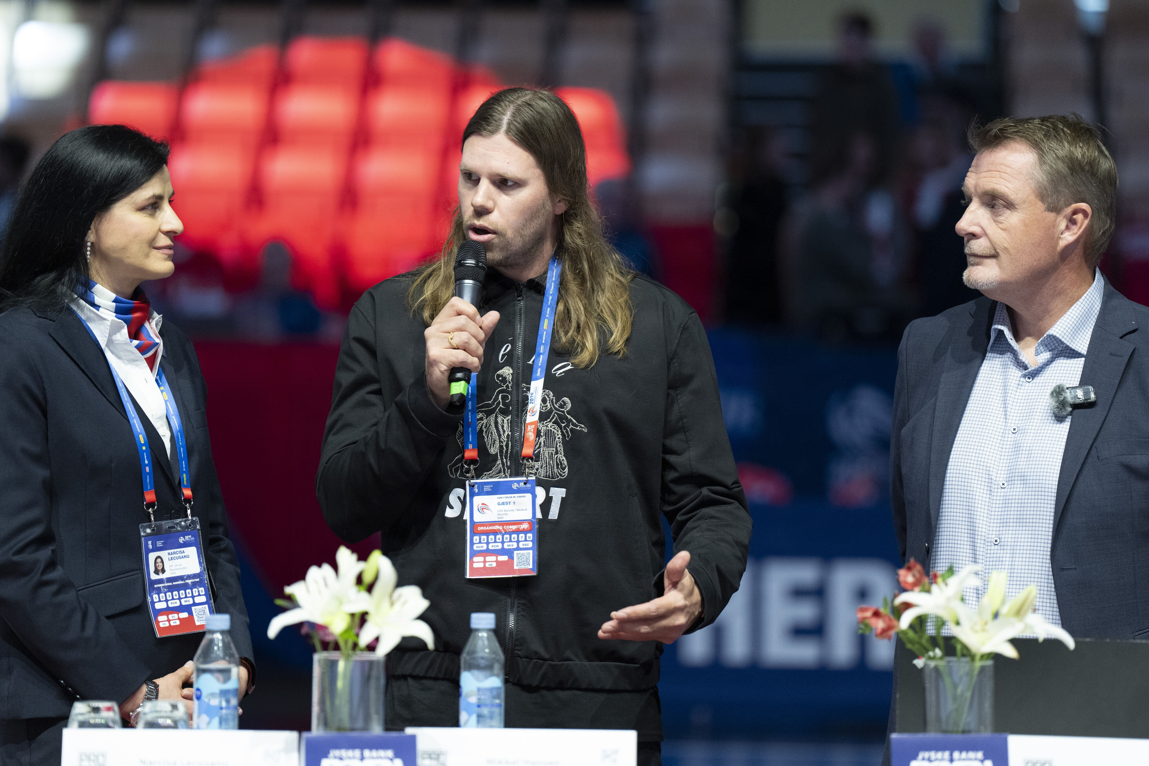 Den tidligere professionelle håndboldspiller Mikkel Hansen blev i januar sidste år præsenteret som ambassadør for det amerikanske projekt Pro Handball USA under et pressemøde i Herning. (Arkivfoto).