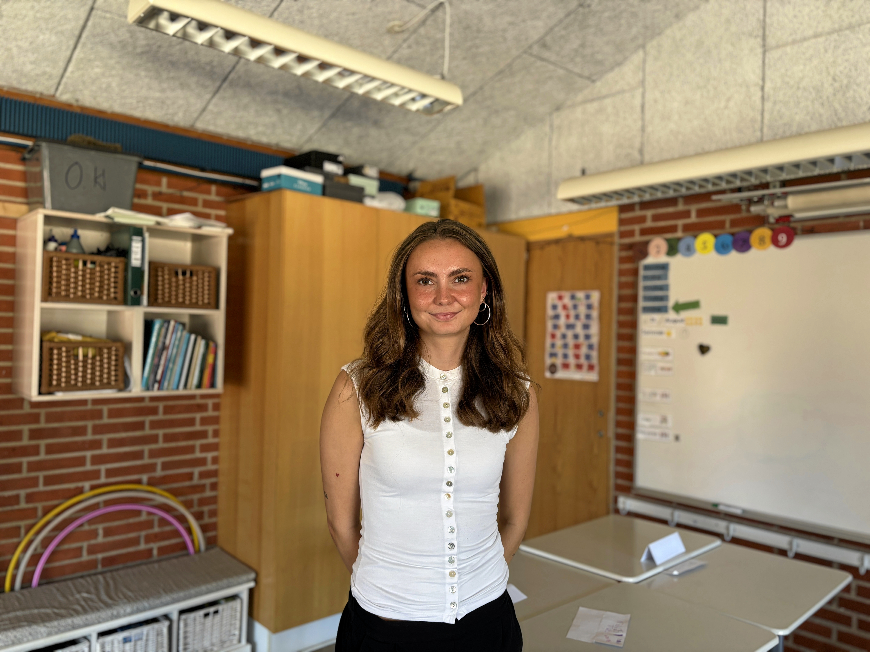 Emilie Eriksen er lige startet på den skolebaserede læreruddannelse på Absalon og er ansat på Tømmerup Friskole i 1/3 fultidsstilling.