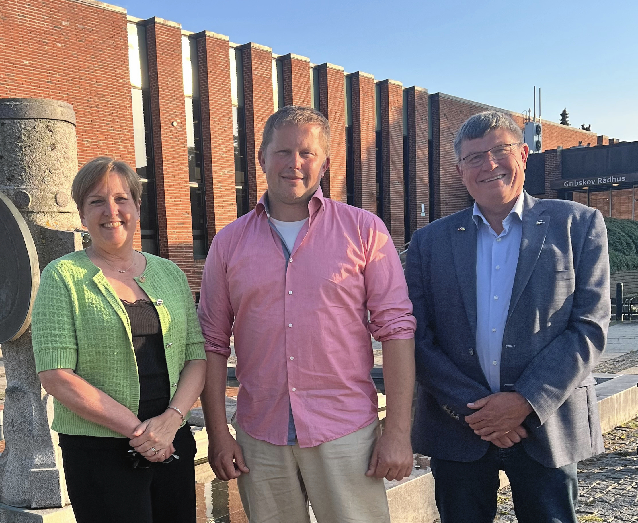 Helle Blomsterberg, Tue Villebro og Bent Hansen repræsenterer Venstre i Gribskov.