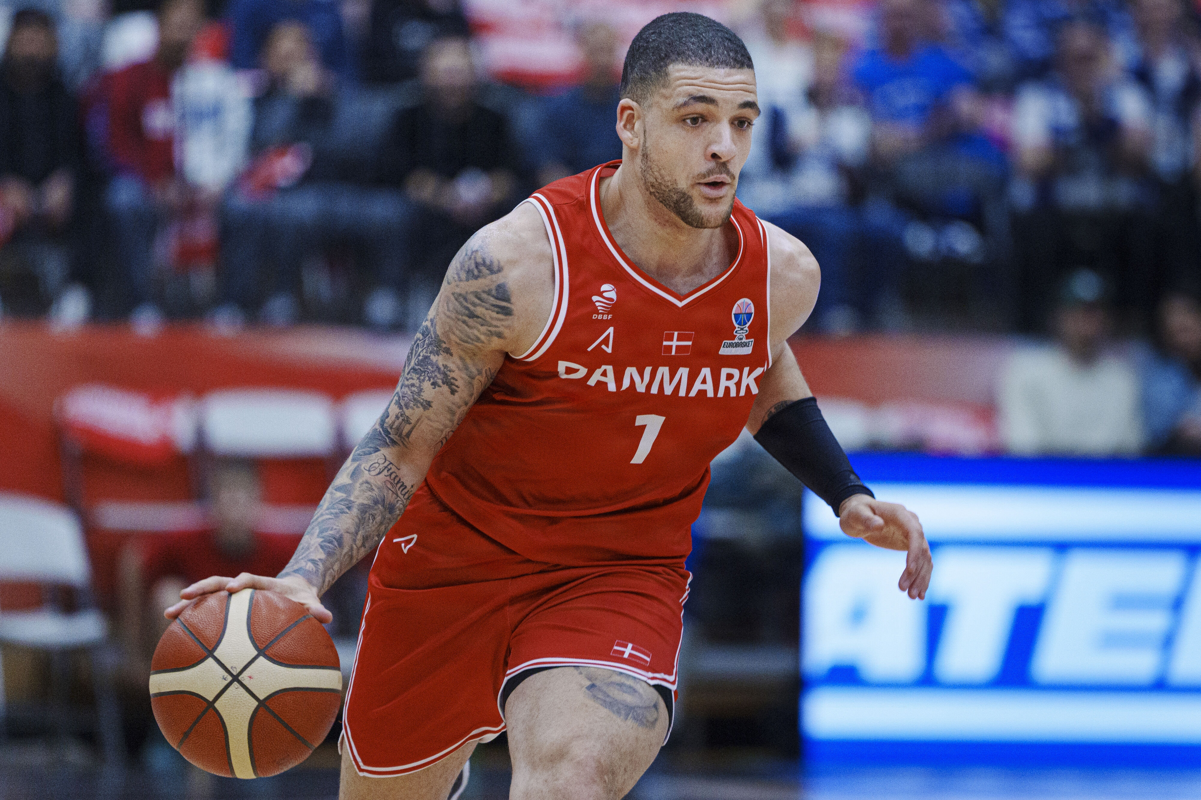 Gabriel "Iffe" Lundberg har ikke repræsenteret det danske landshold siden kampen mod Finland i februar sidste år. Torsdag er der dømt comeback for dansk basketballs største stjerne. (Arkivfoto).