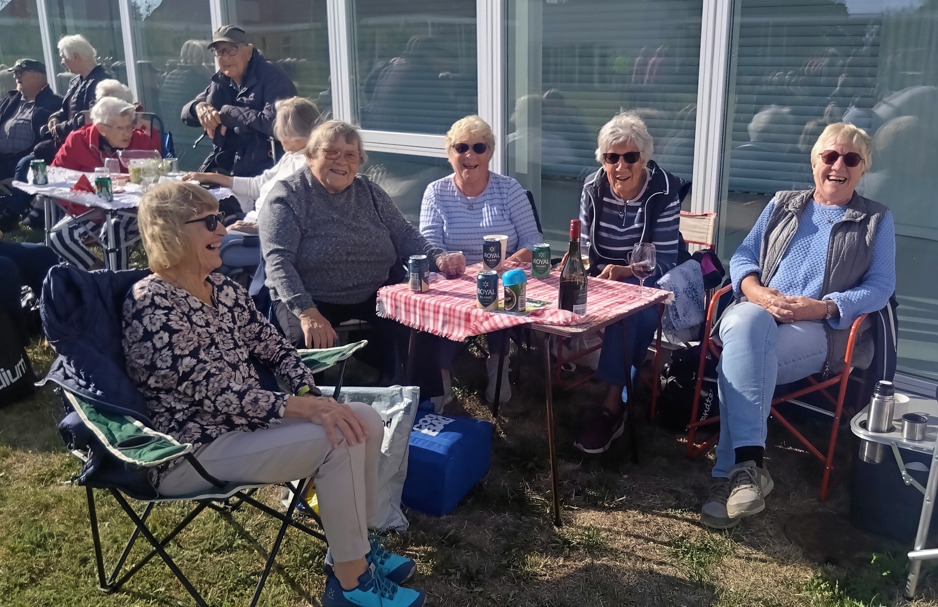 Der var god stemning til picnickoncerten. - Privat Der var god stemning til picnickoncerten.