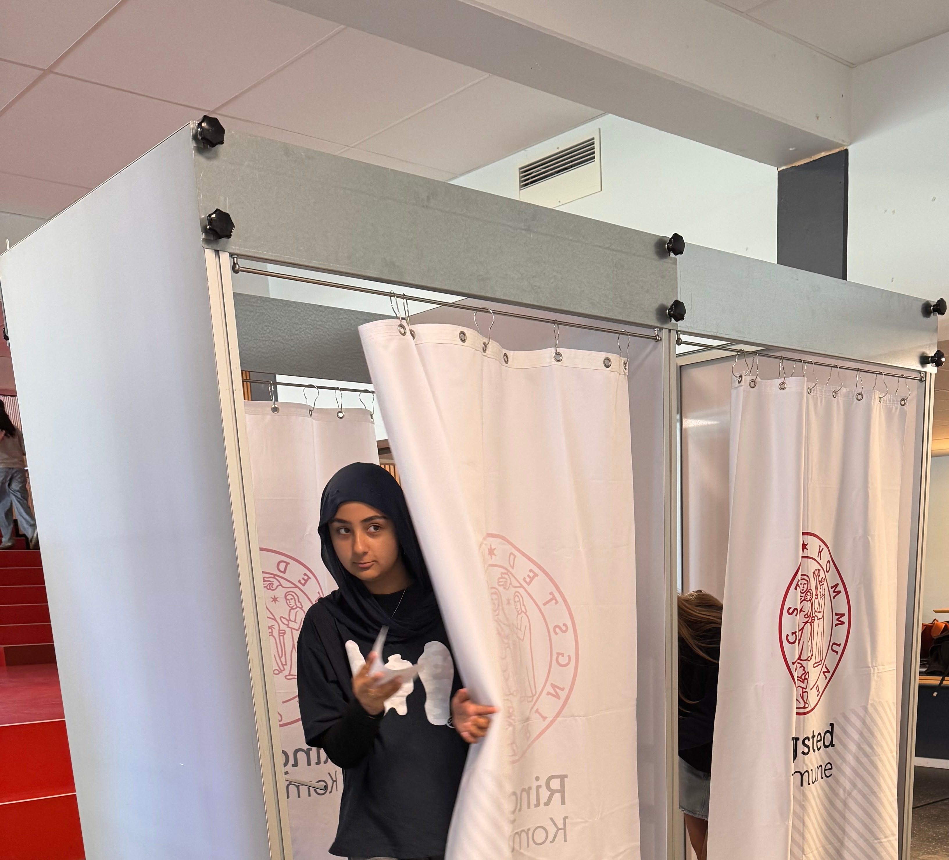 Der var rigtig valgstemning på Campusskolen i mandags. - Ringsted Kommune Der var rigtig valgstemning på Campusskolen i mandags.