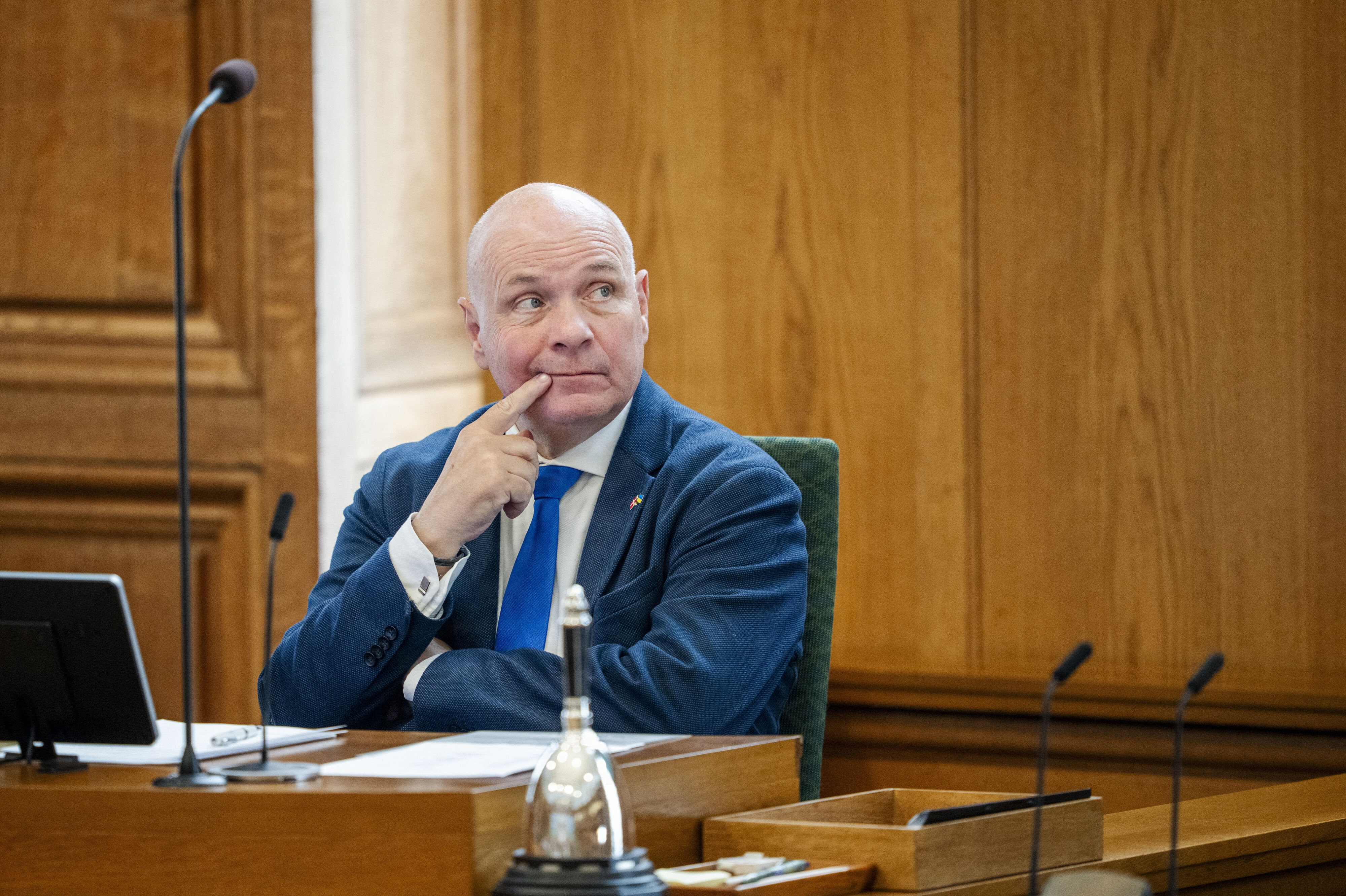 Venstre-profilen Søren Gade, der er Folketingets formand, vil stemme nej til en lov, som hans parti ellers støtter. (Arkivfoto).