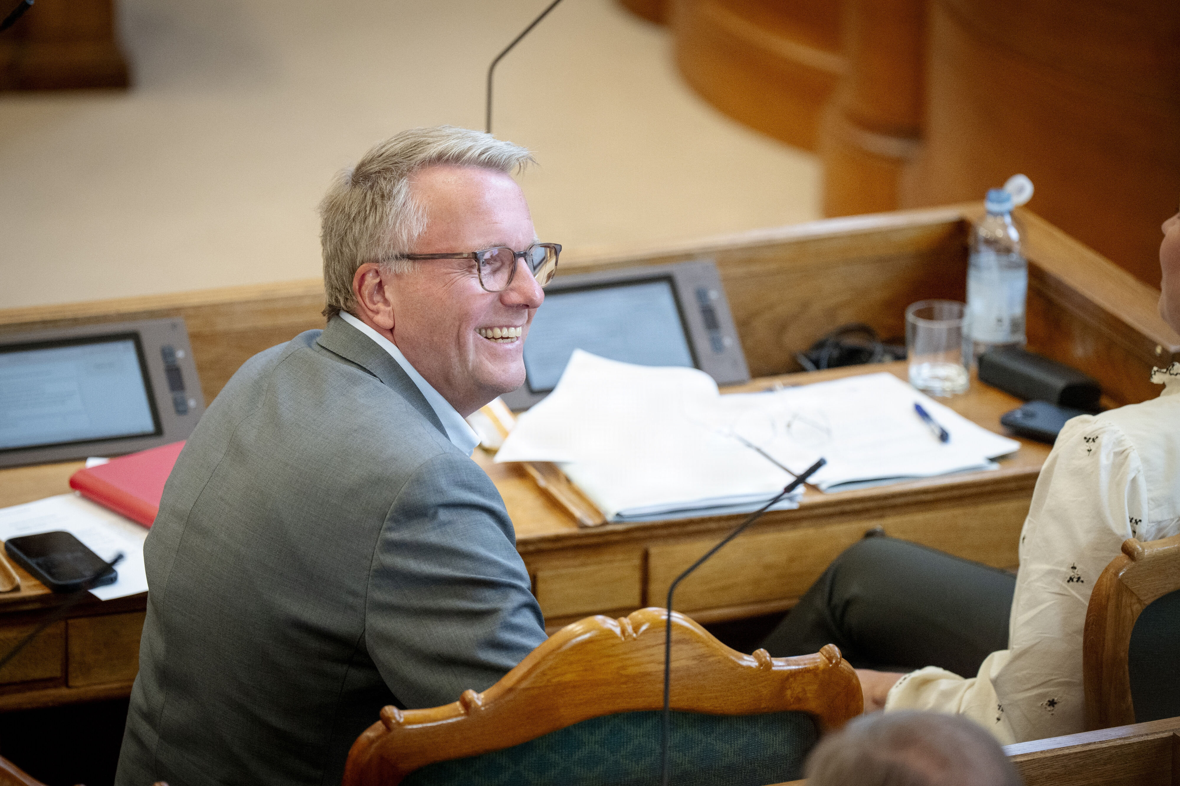 Det er udlændinge- og integrationsminister Morten Bødskov (S), der har stillet lovforslaget om at fjerne ukrainske mænd med militærpligt fra ukrainersærloven. (Arkivfoto).