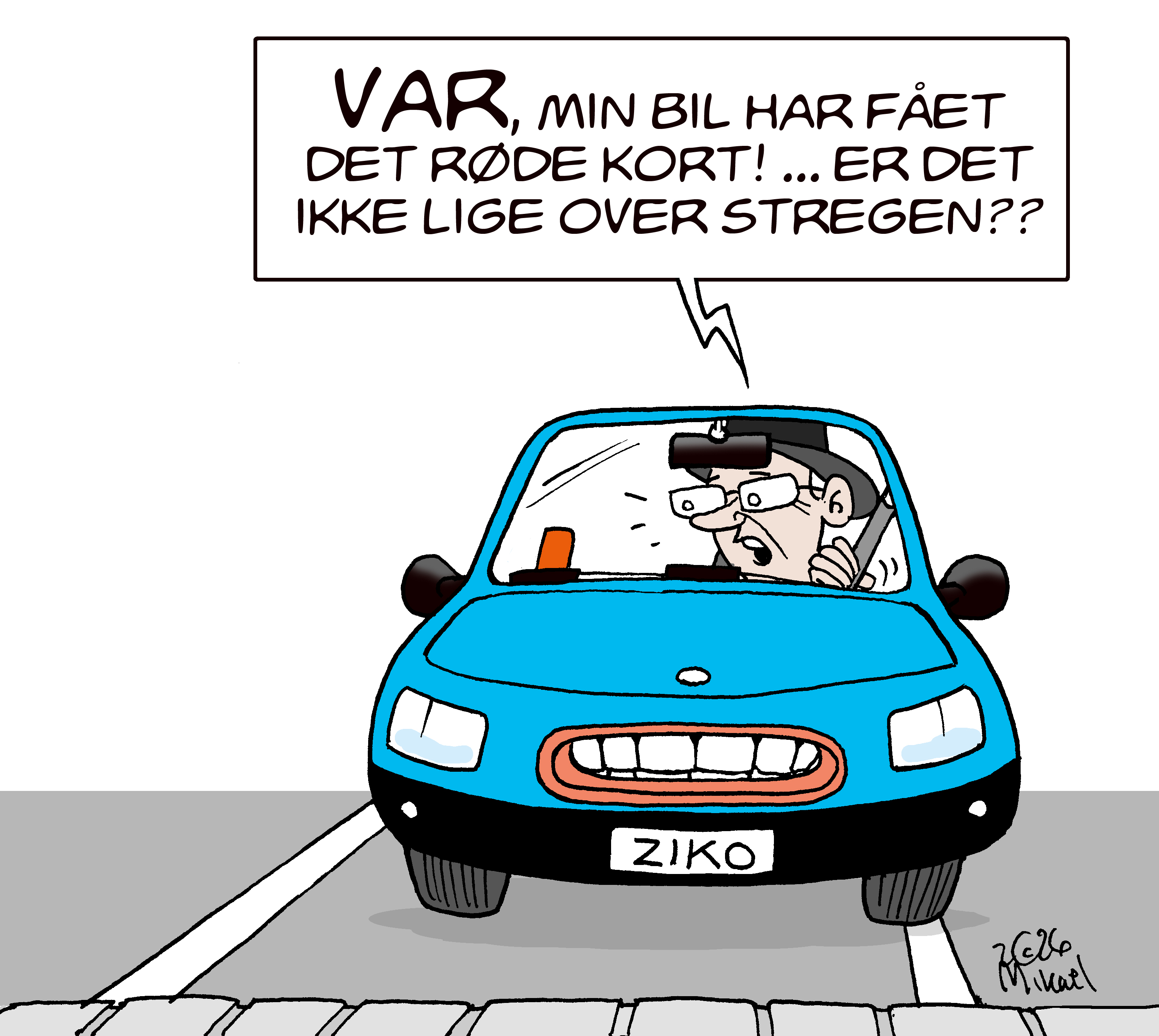 Tegning: Mikael Nielsen, Saxoart