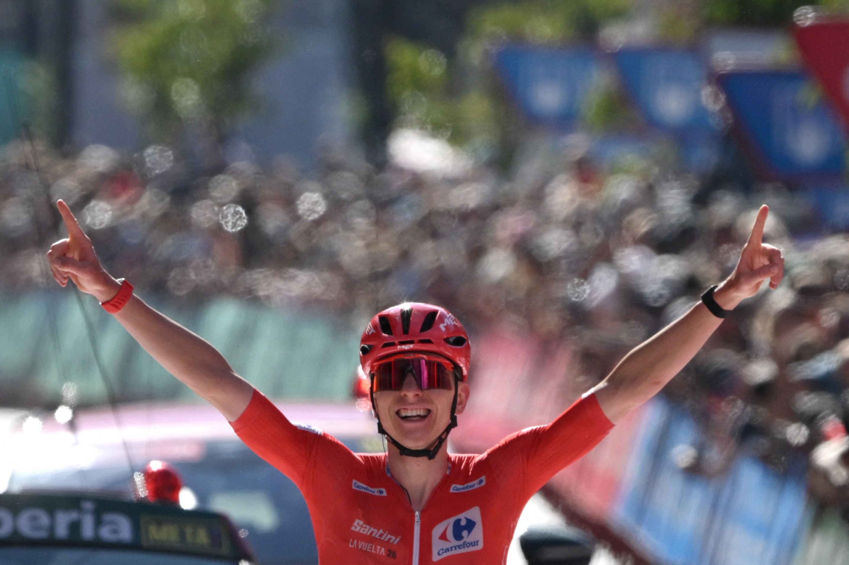 Tadej Pogacar har vundet halvdelen af de foreløbigt seks etaper i årets Vuelta a España. (Arkivfoto).