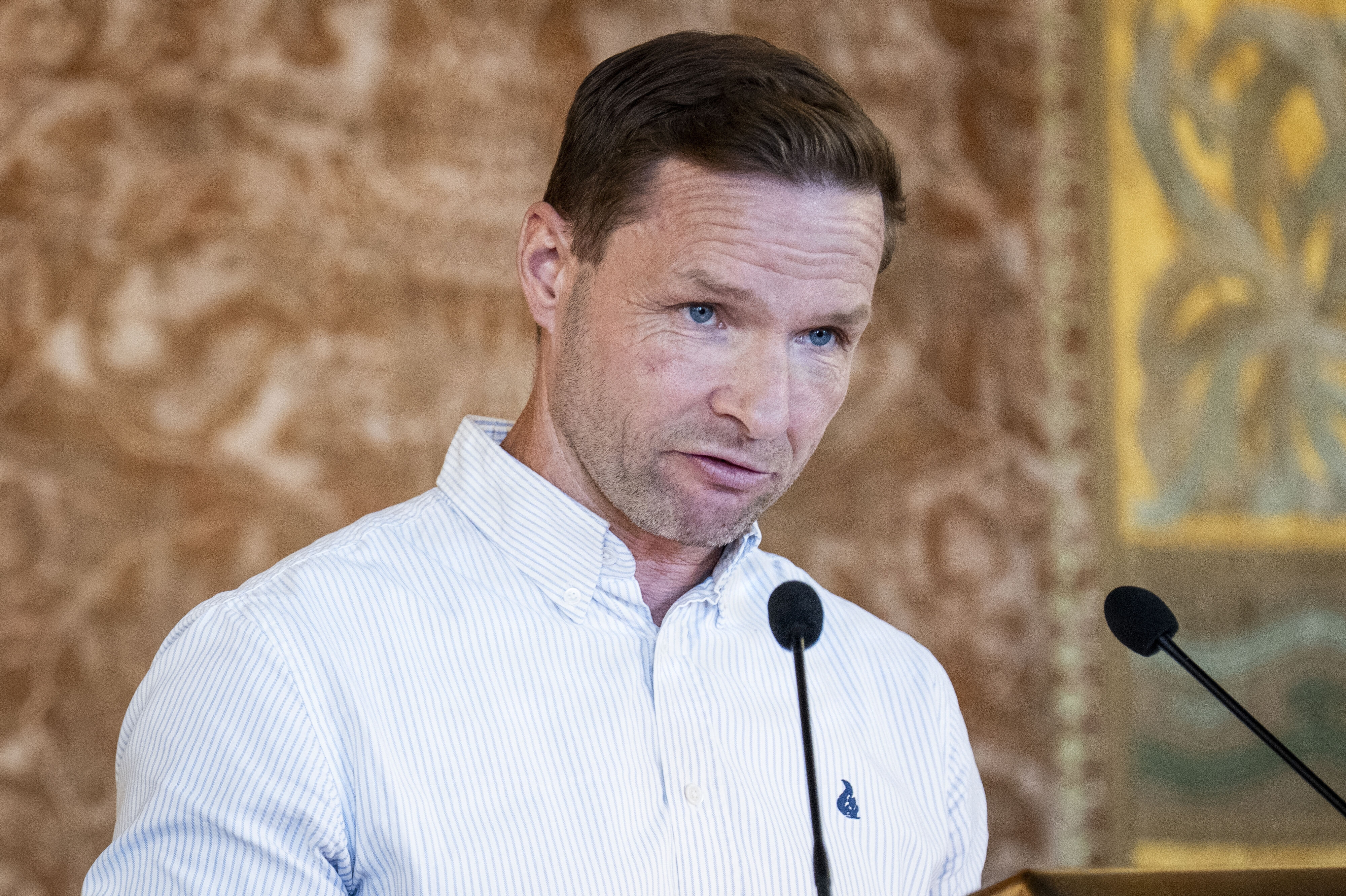 Andreas Keil, beskæftigelses-, integrations- og erhvervsborgmester i Københavns Kommune, foreslår i et brev til fem jyske borgmestre, at de kan modtage fordrevne ukrainere fra hovedstaden. (Arkivfoto).