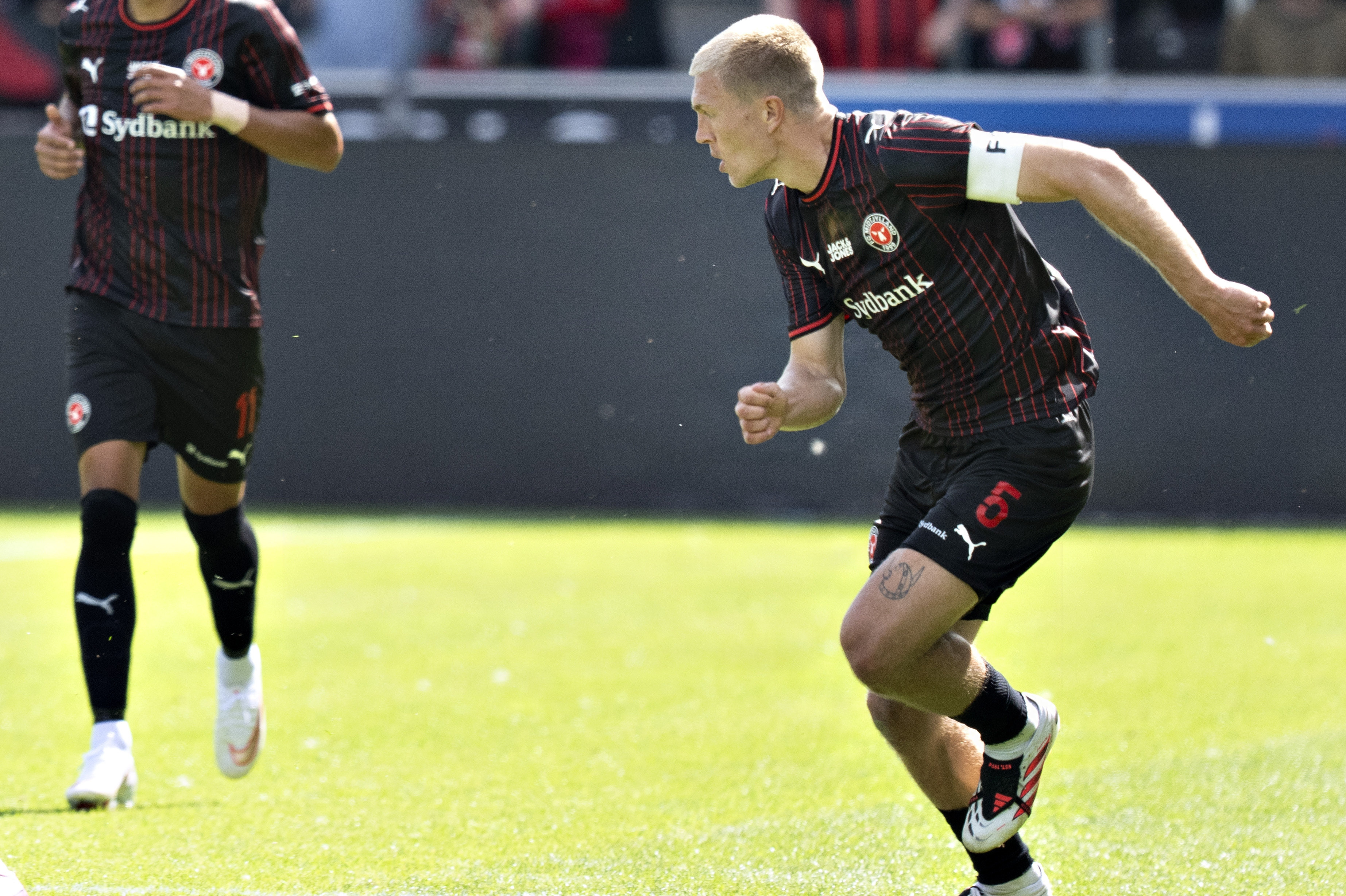 FC Midtjyllands Rasmus Nissen Kristensen møder sin tidligere klub Ajax i Conference League. (Arkivfoto).