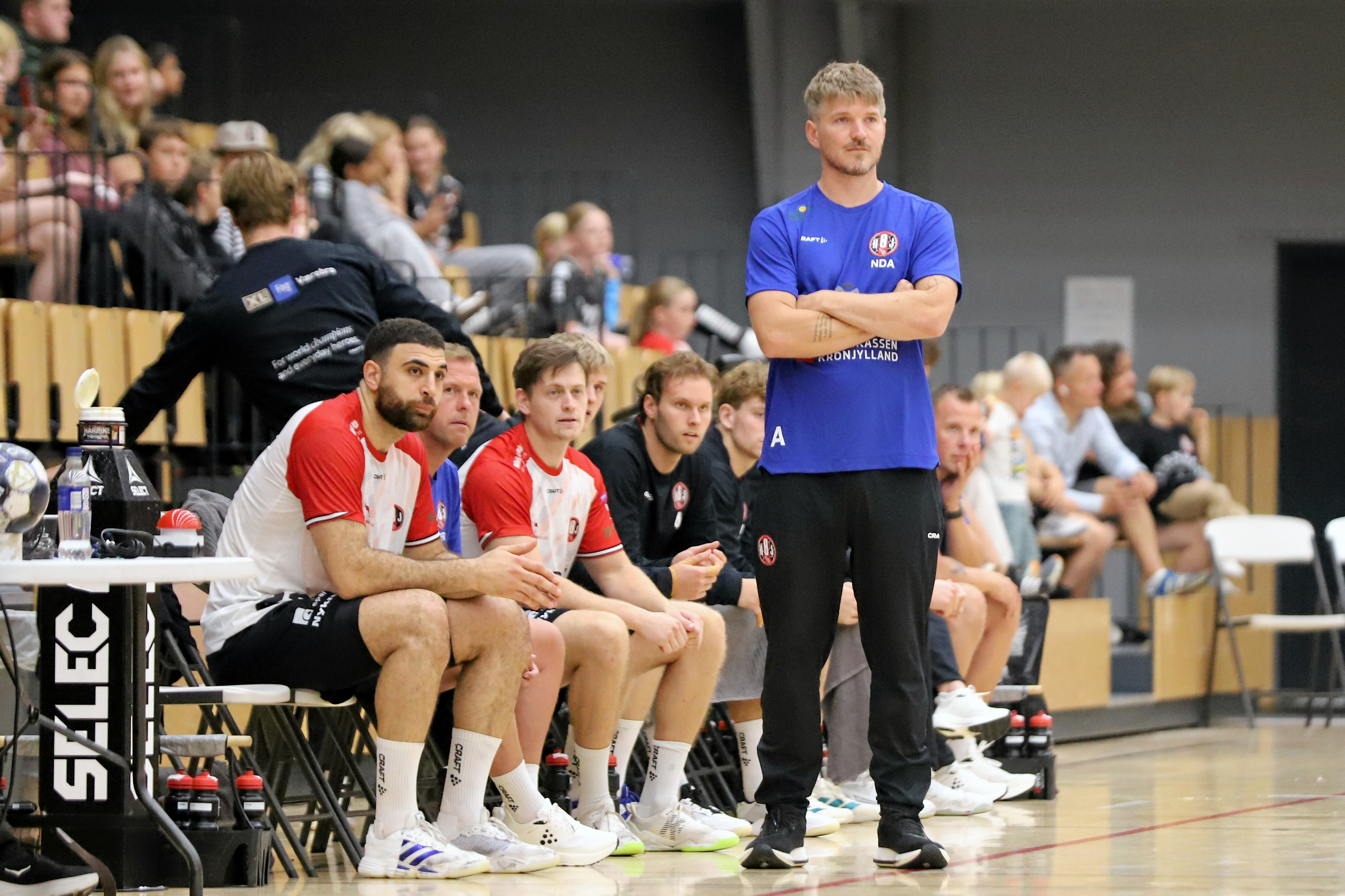 HØJ-cheftræner Nicolaj Andersson - hér mod Aarhus forleden.