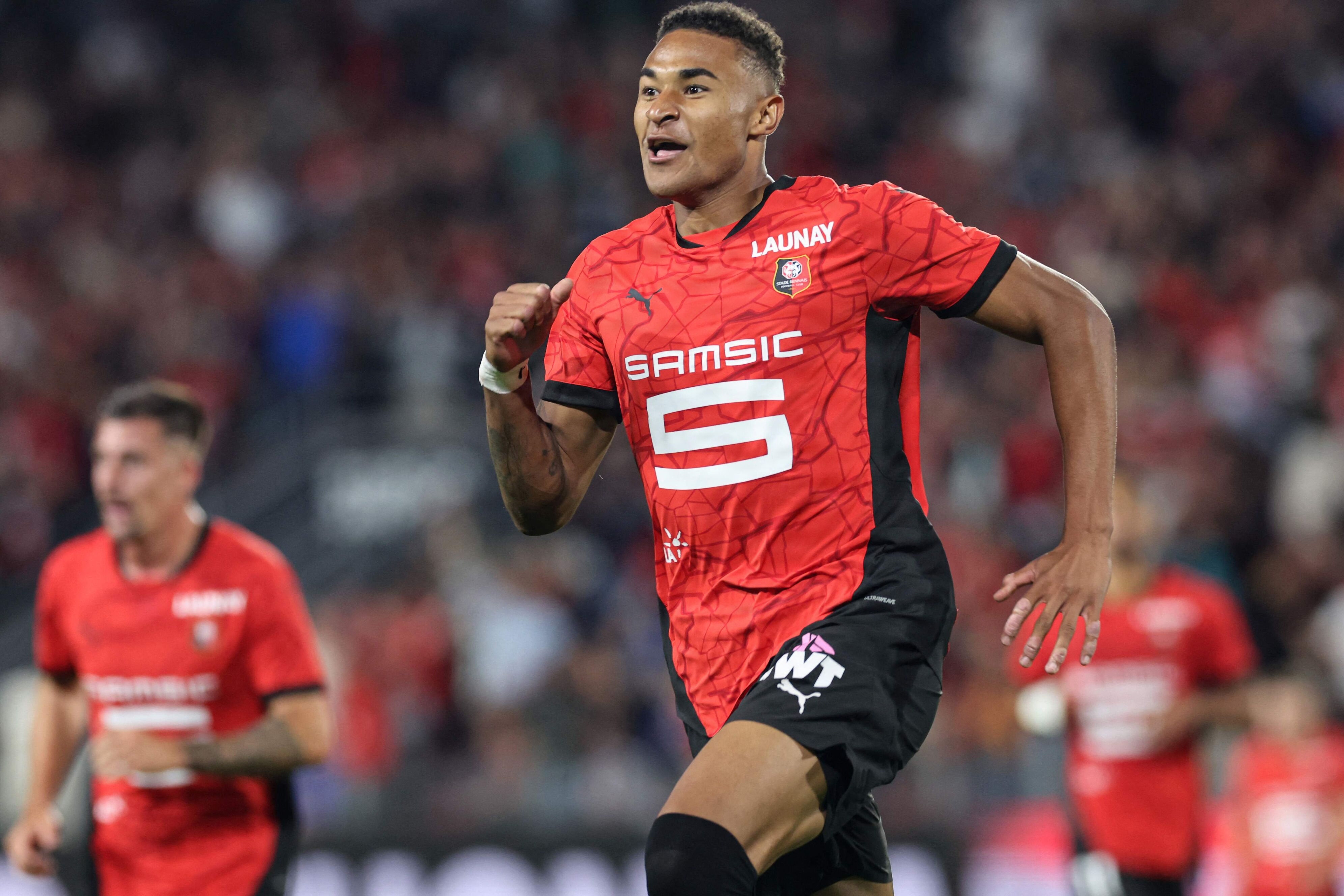 Henrik Meister kostede i sommeren 2024 franske Rennes omkring 60 millioner kroner plus bonusser, da klubben hentede ham hos norske Sarpsborg. (Arkivfoto).