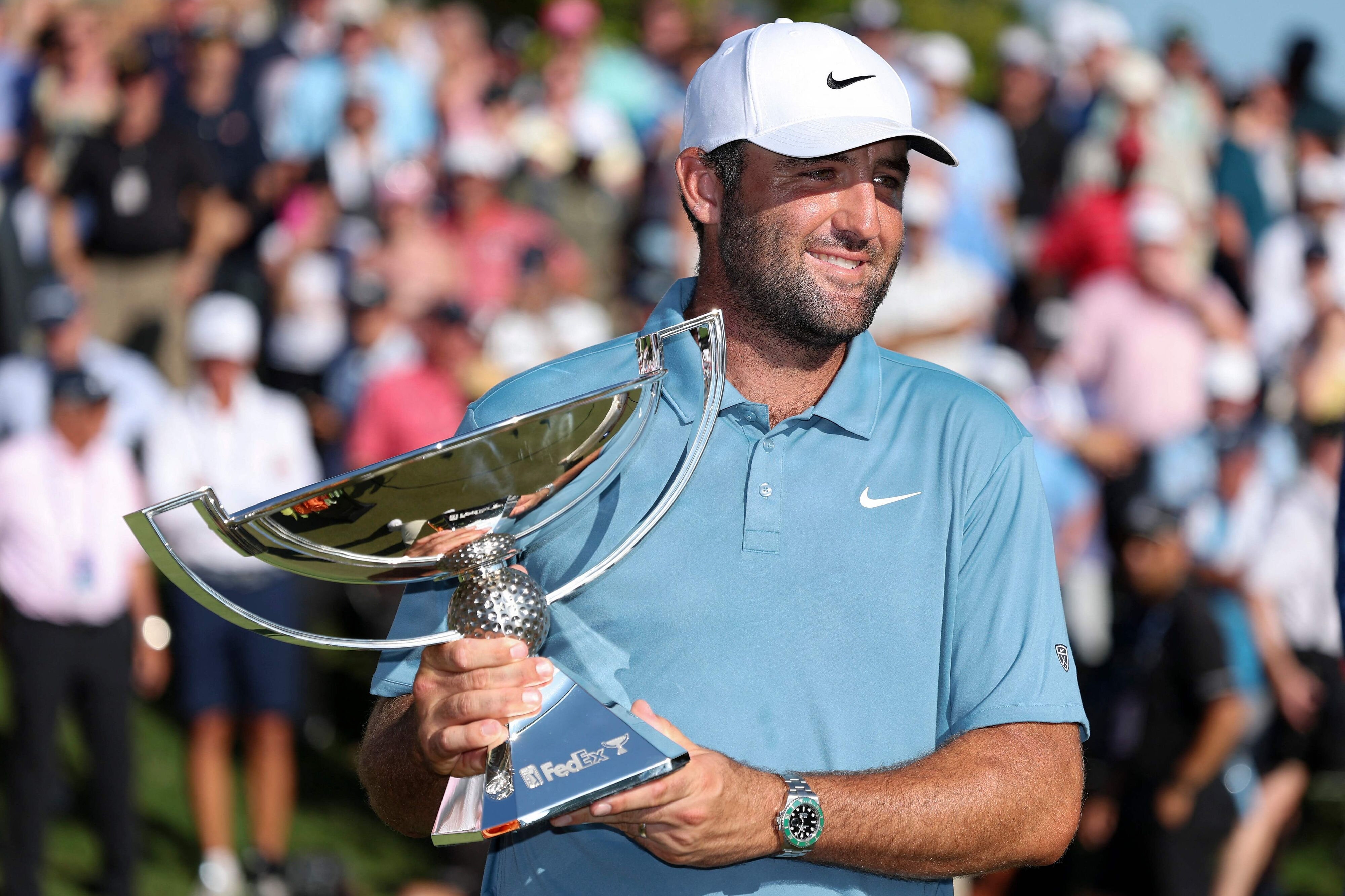 Scottie Scheffler er vinder af årets Tour Championship i USA.