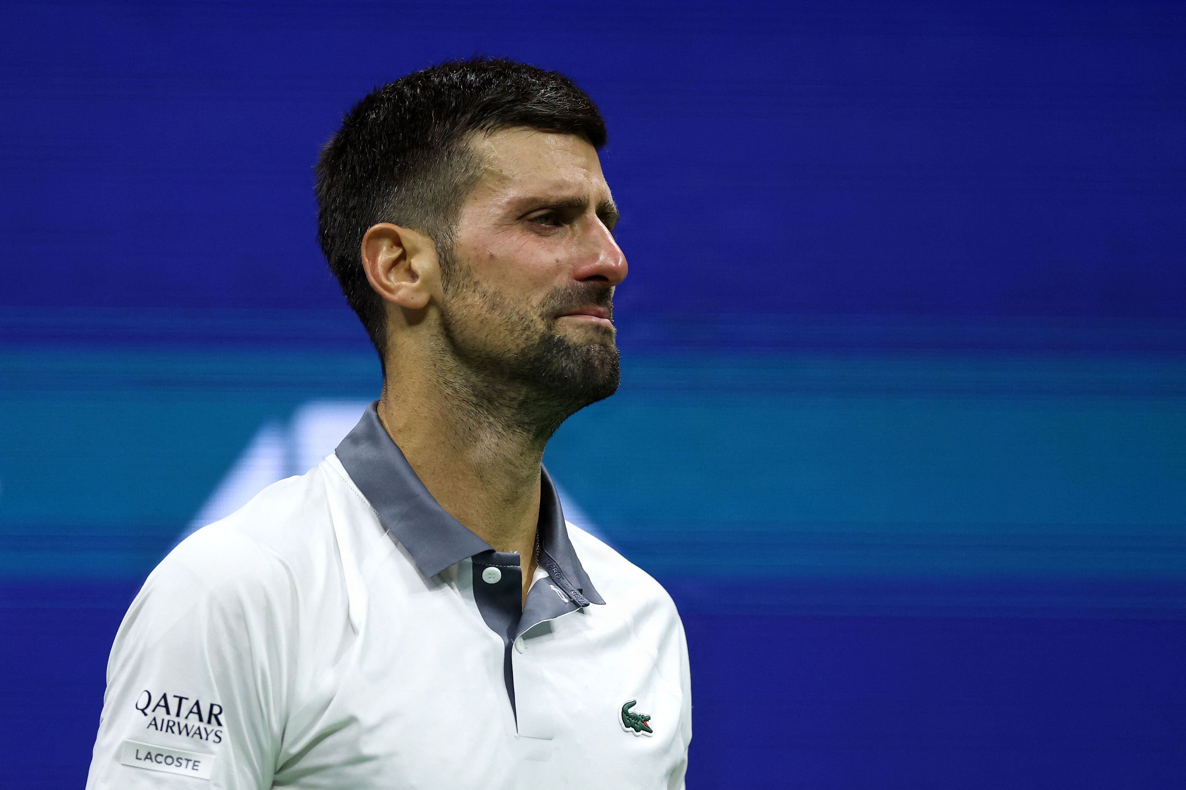 Novak Djokovic blev slået i fem sæt.