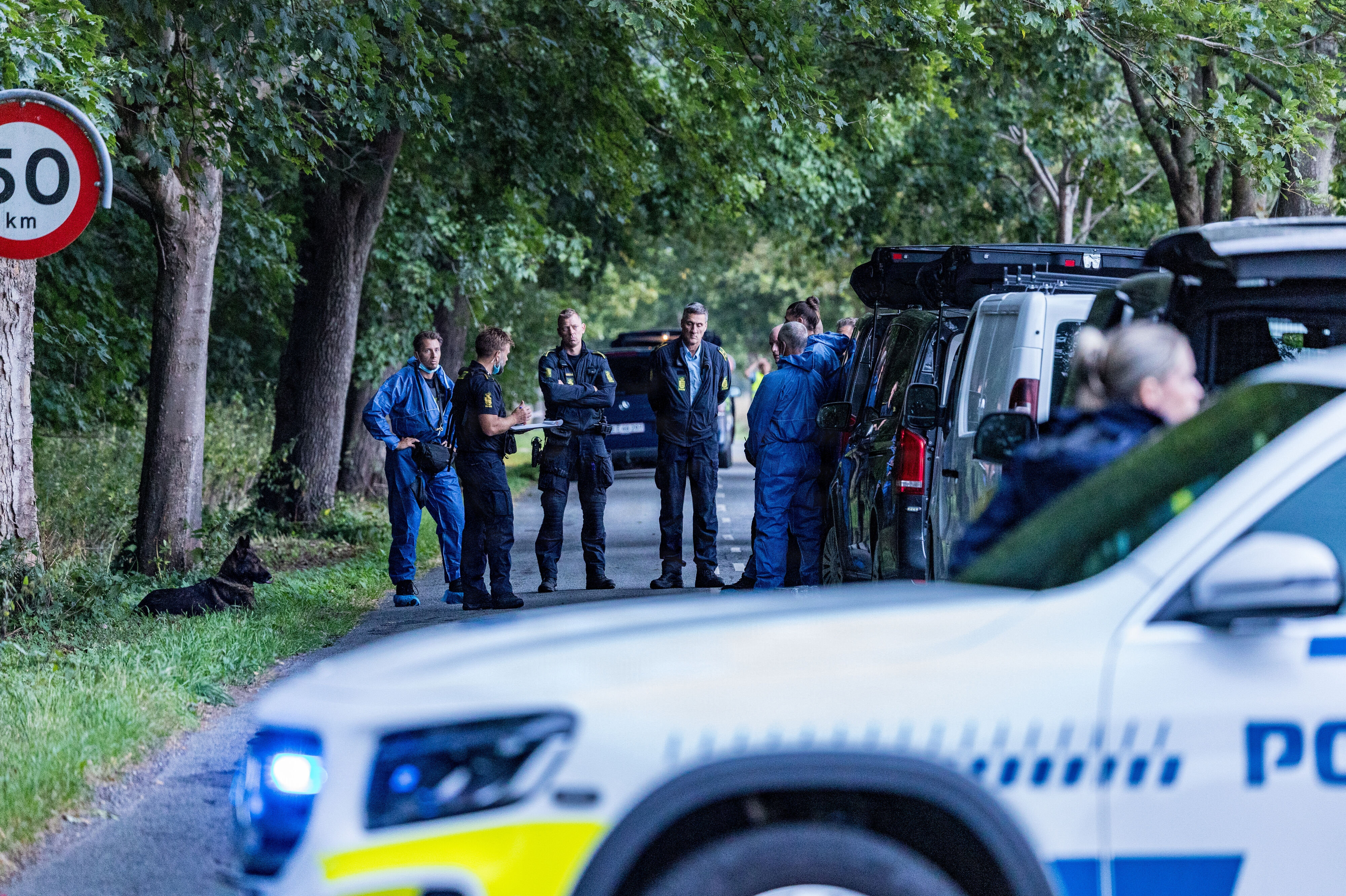 Politiet var til stede ved Møllevej i Nivå mandag den 1. september 2025, hvor en 79-årig kvinde, som havde været efterlyst i flere dage, blev fundet død. (Arkivfoto).