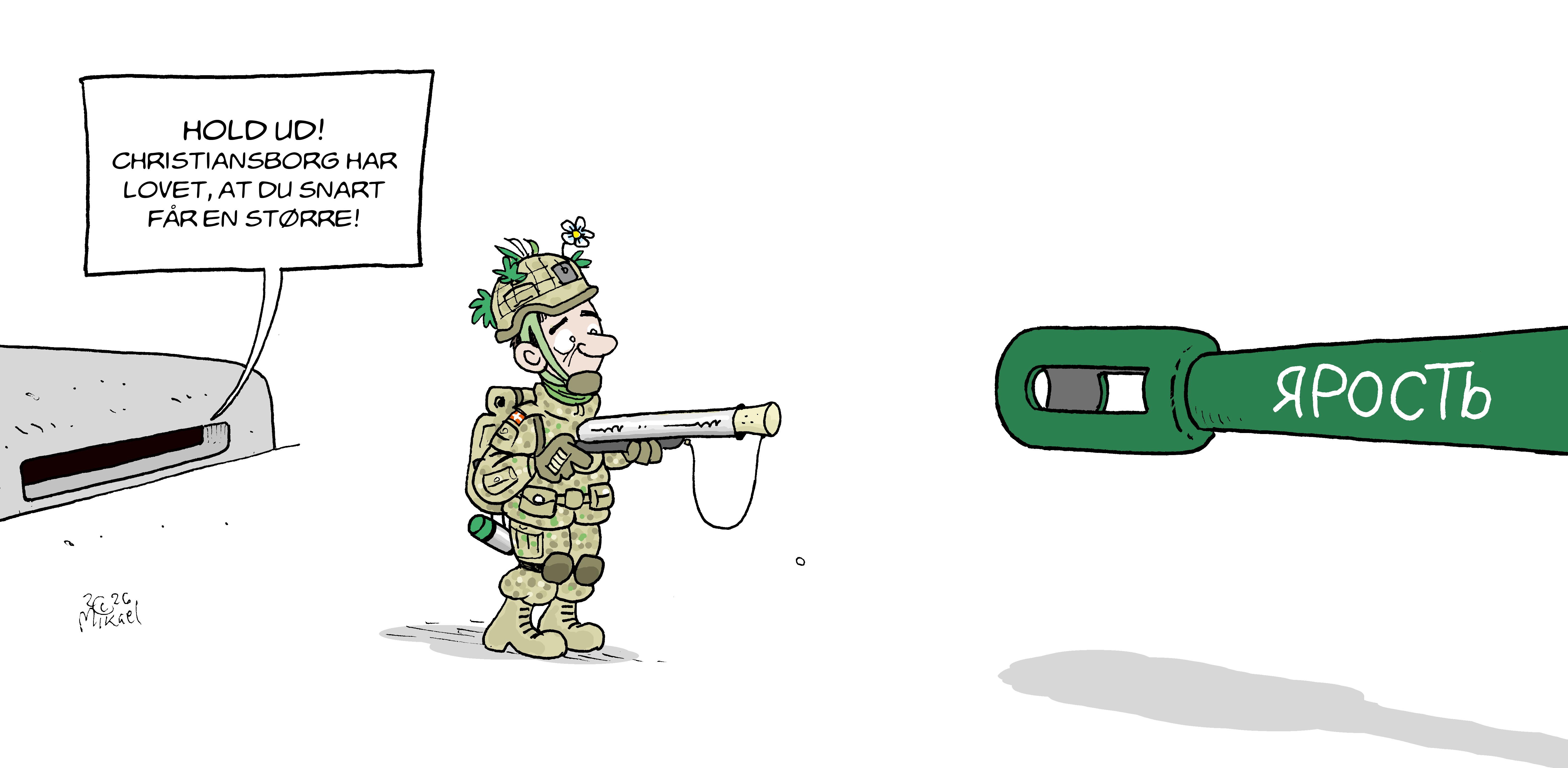 Tegning: Mikael Nielsen, Saxoart