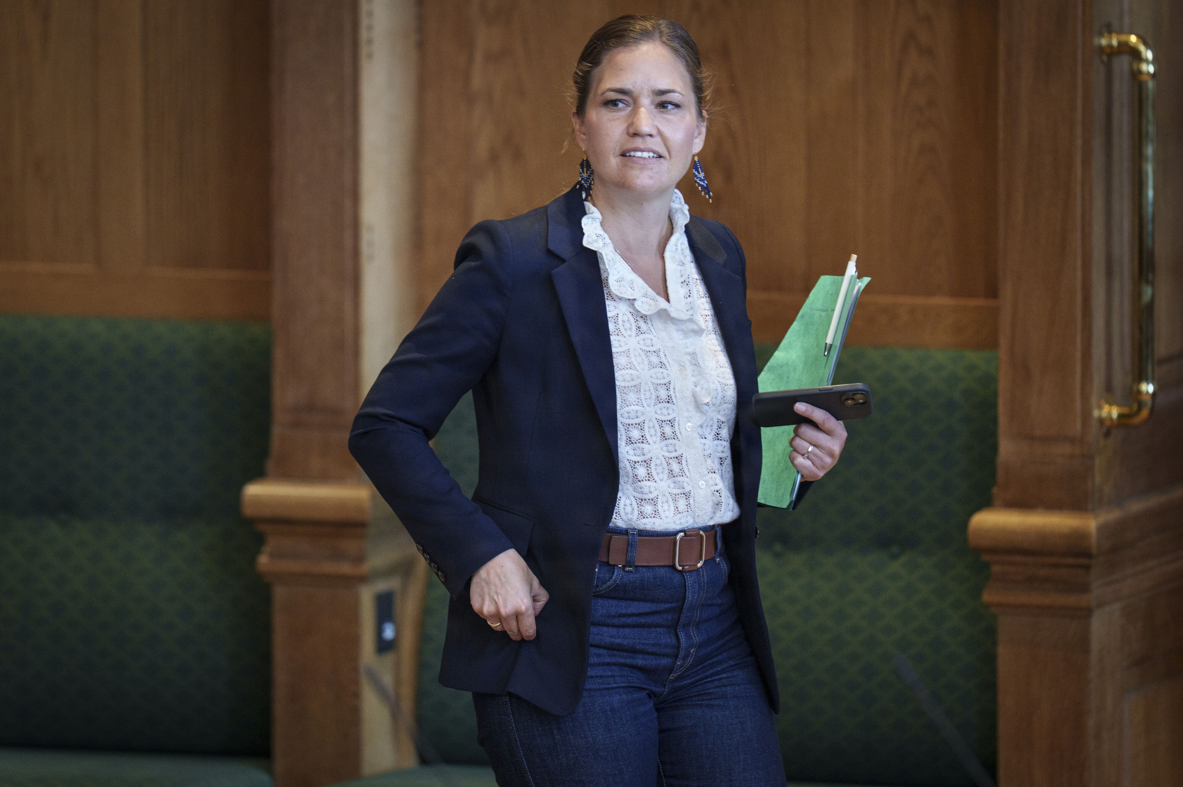 Venstres miljøordfører, Marie Bjerre, fortæller, at partiet har fået forhandlet denne tillægsaftale på plads. (Arkivfoto).