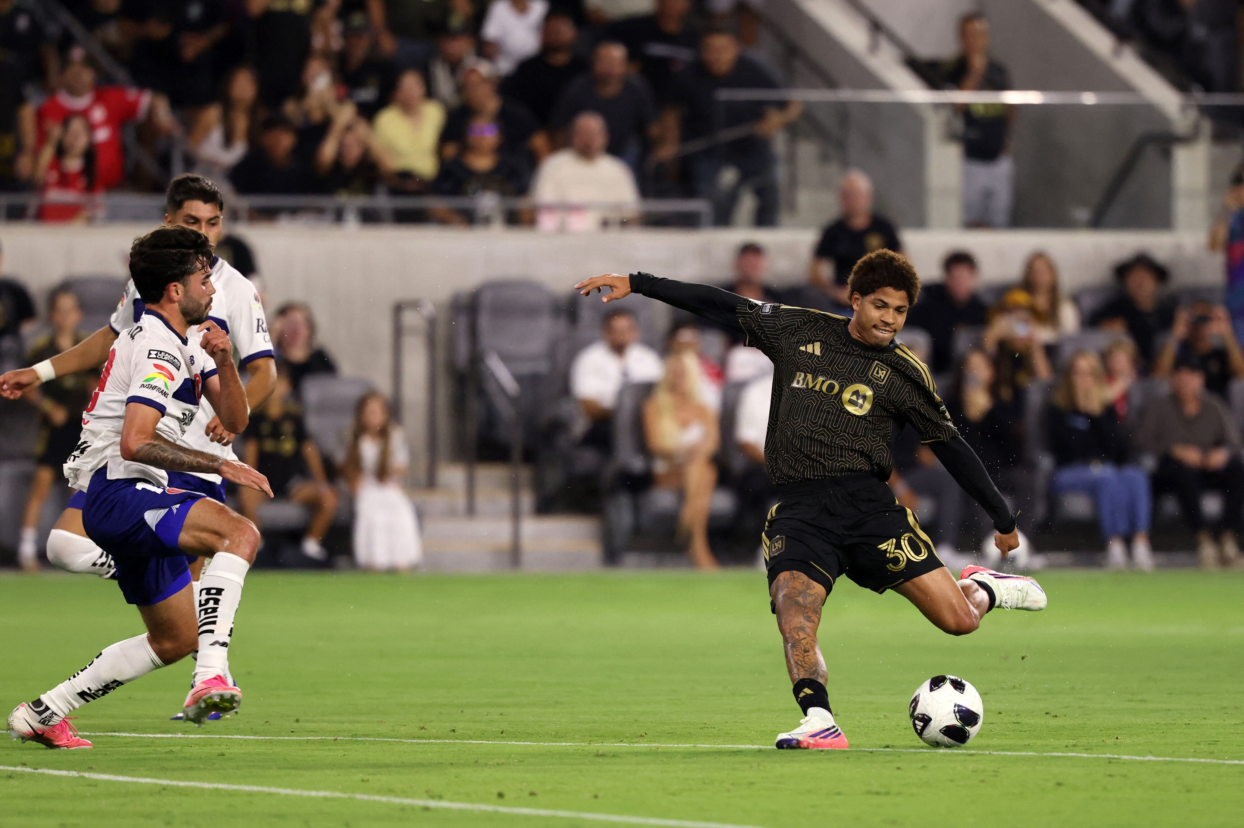 David Martinez har scoret 21 mål i 96 kampe for Los Angeles FC. Nu fortsætter karrieren i FC Midtjylland. (Arkivfoto).