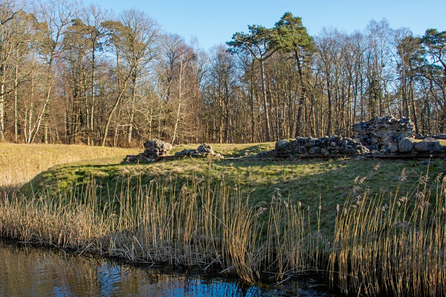 Asserbo Slotsruin er blandt nedslagspunkterne i den historiske vandring med Museum Nordsjælland søndag 20. september.