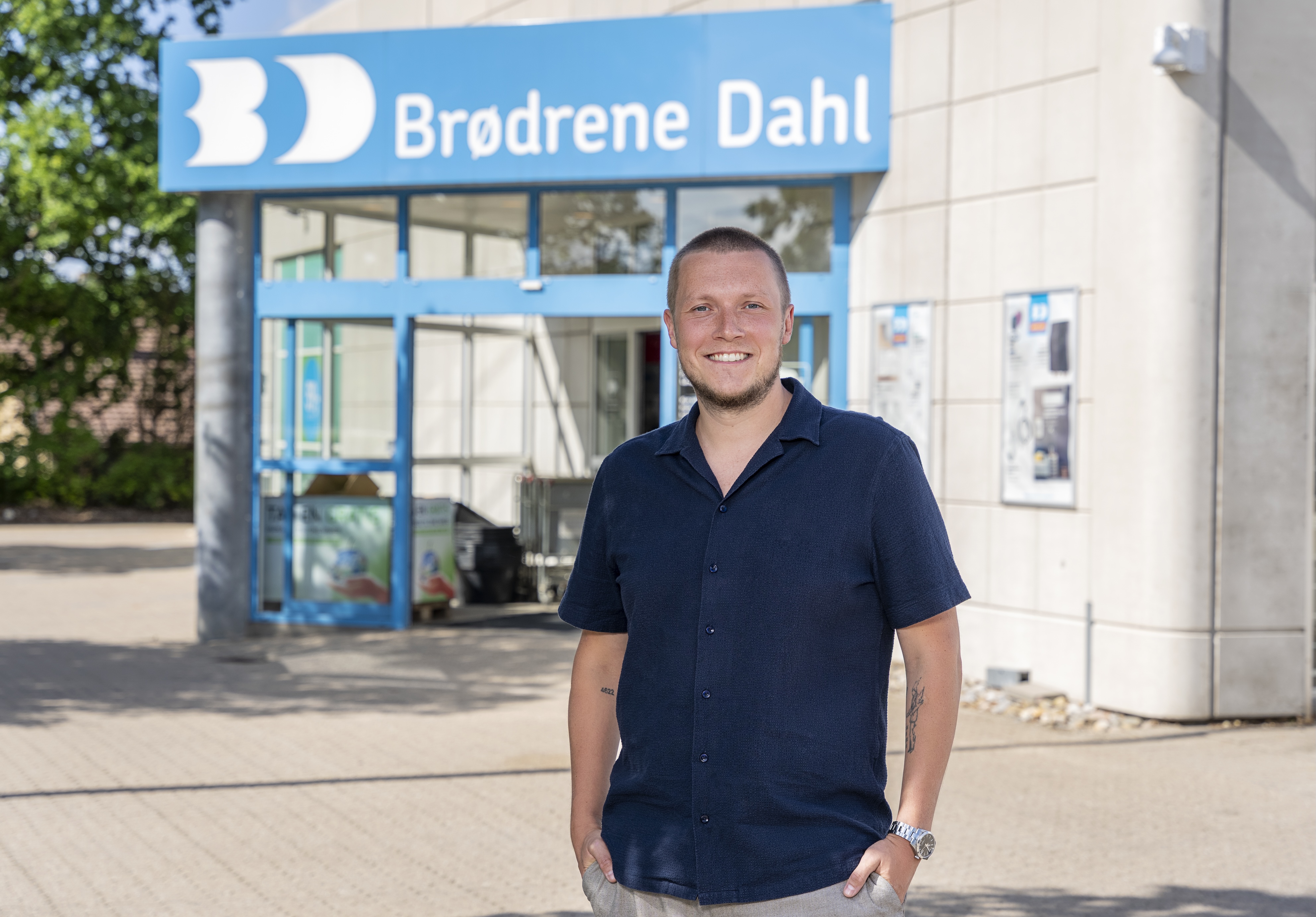 Daniel Riis Wiesmann er ny butikschef for Brødrene Dahl i Birkerød.