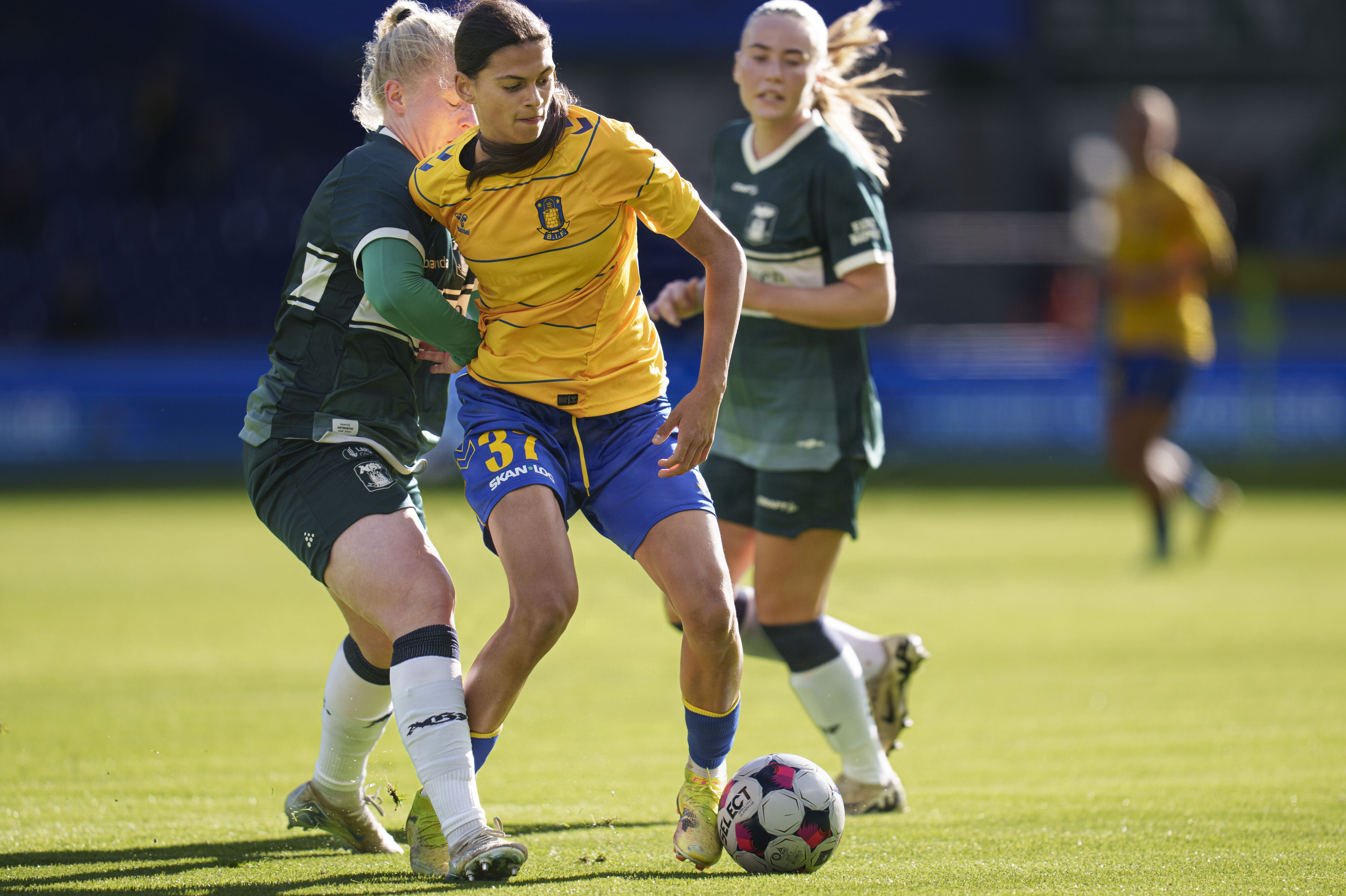 Brøndbys Mila Bischoff scorede i hjemmesejren over Subotica. (Arkivfoto).