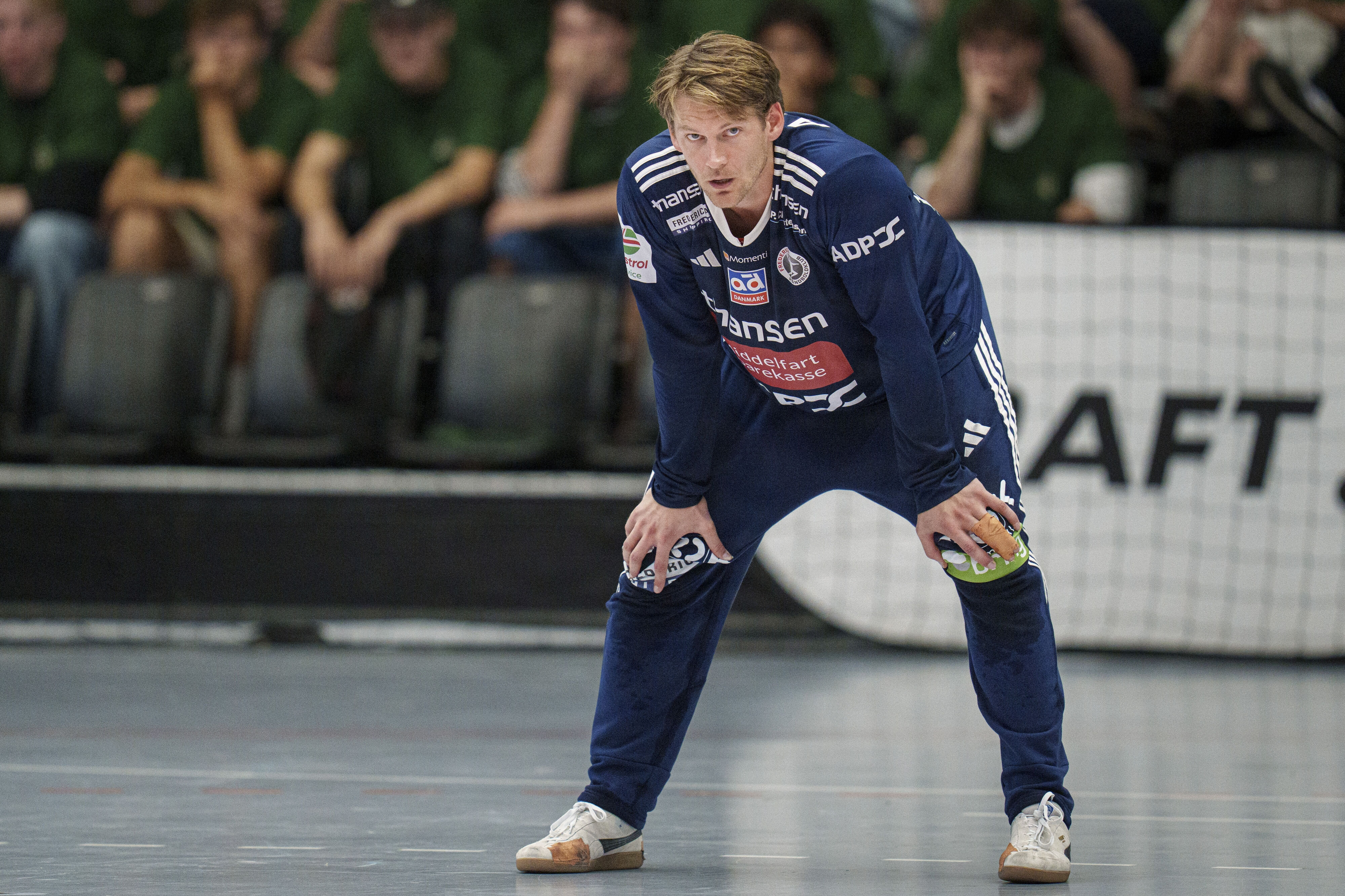 Med 15 redninger havde målmand Torbjørn Bergerud en stor andel i Fredericias overraskende udesejr i Aalborg. (Arkivfoto).