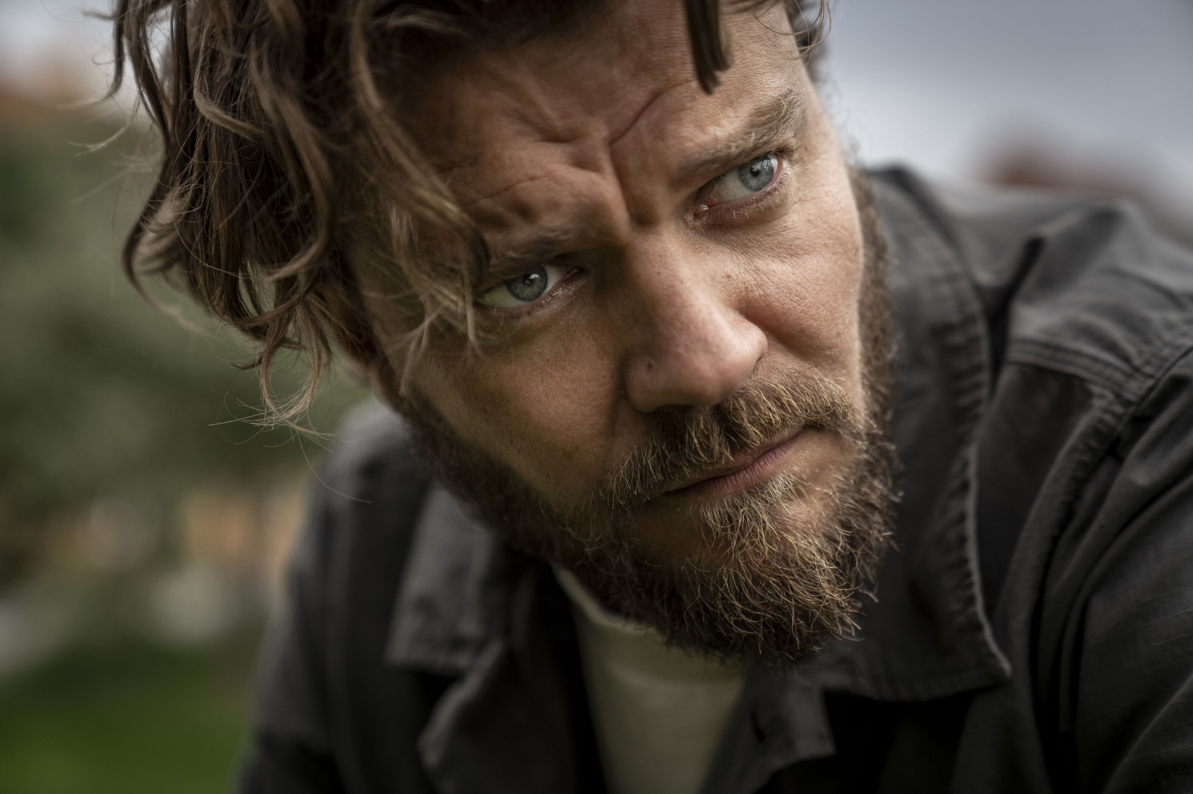 Pilou Asbæk spiller i filmen 'No rest for the wicked' hvalfangeren Helge. (Arkivfoto)