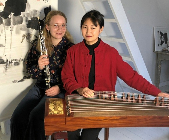 Zhang Yu fra Kina og Freja Arendt fra Danmark giver koncert.